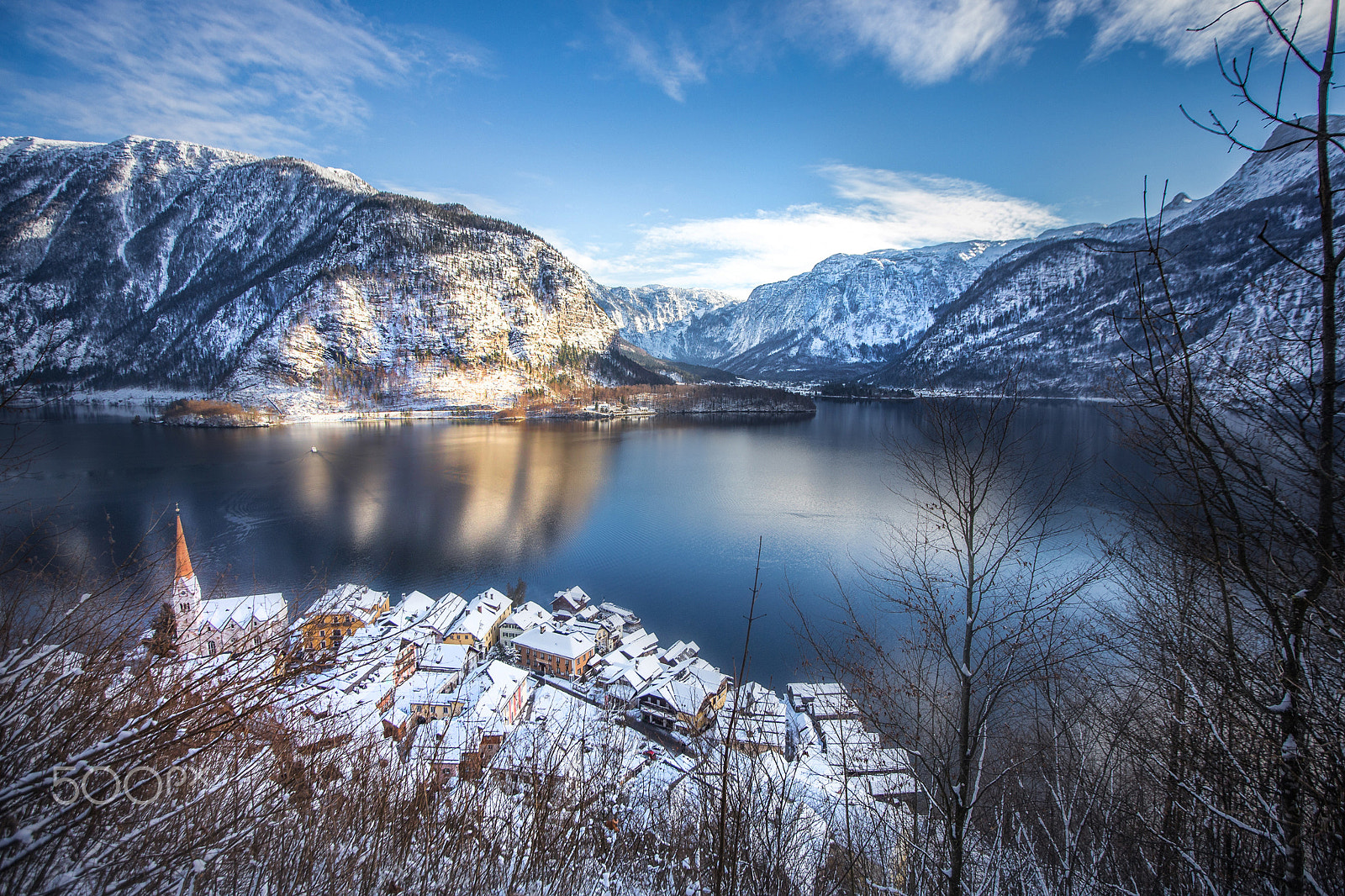 Sigma 15-30mm f/3.5-4.5 EX DG Aspherical sample photo. Hallstatt from hill photography