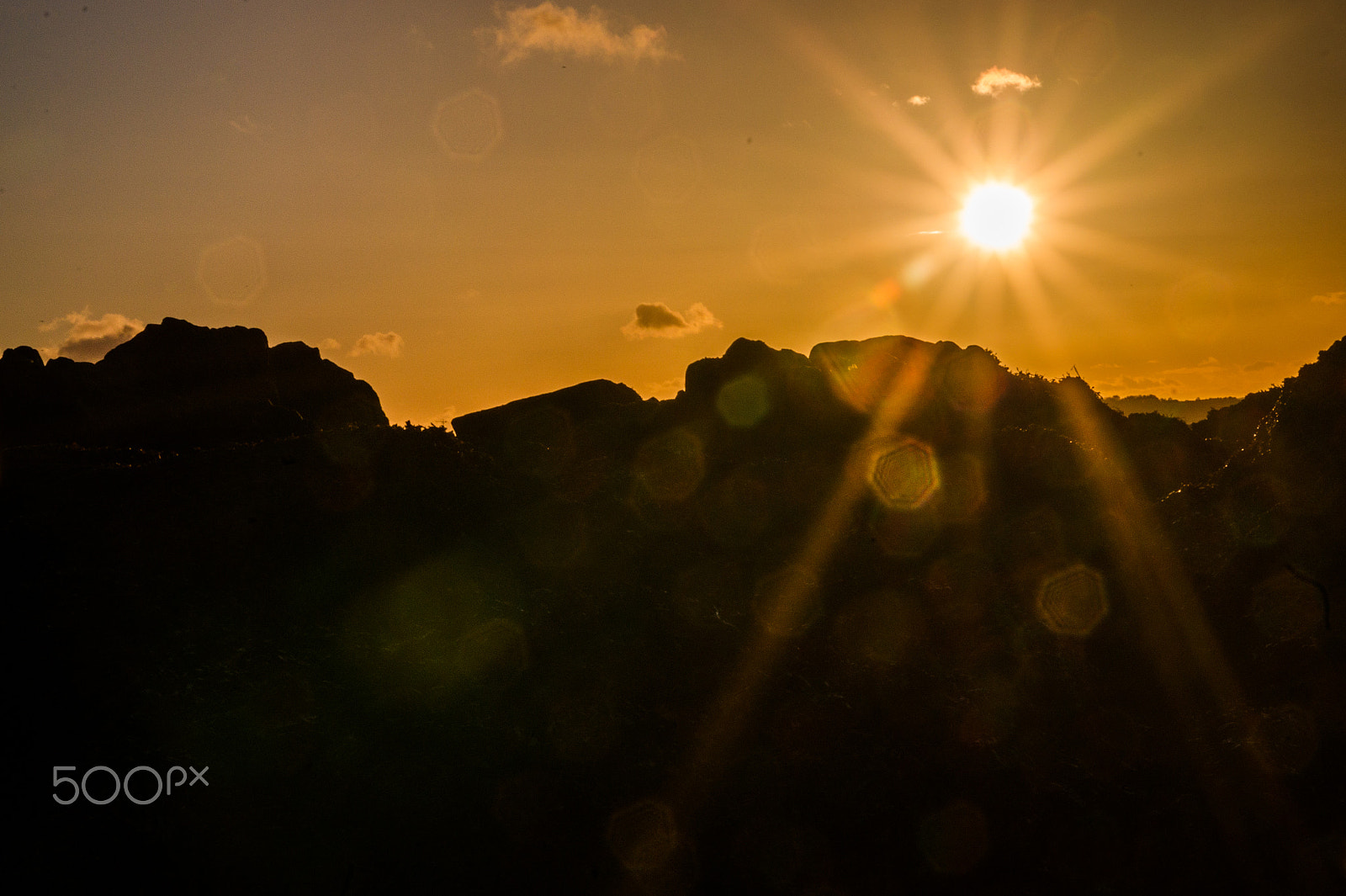 Sony Alpha DSLR-A550 sample photo. Bokeh sunset photography