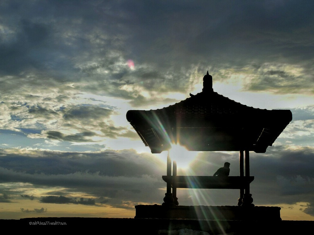 CASIO EX-100 sample photo. Bali flare photography