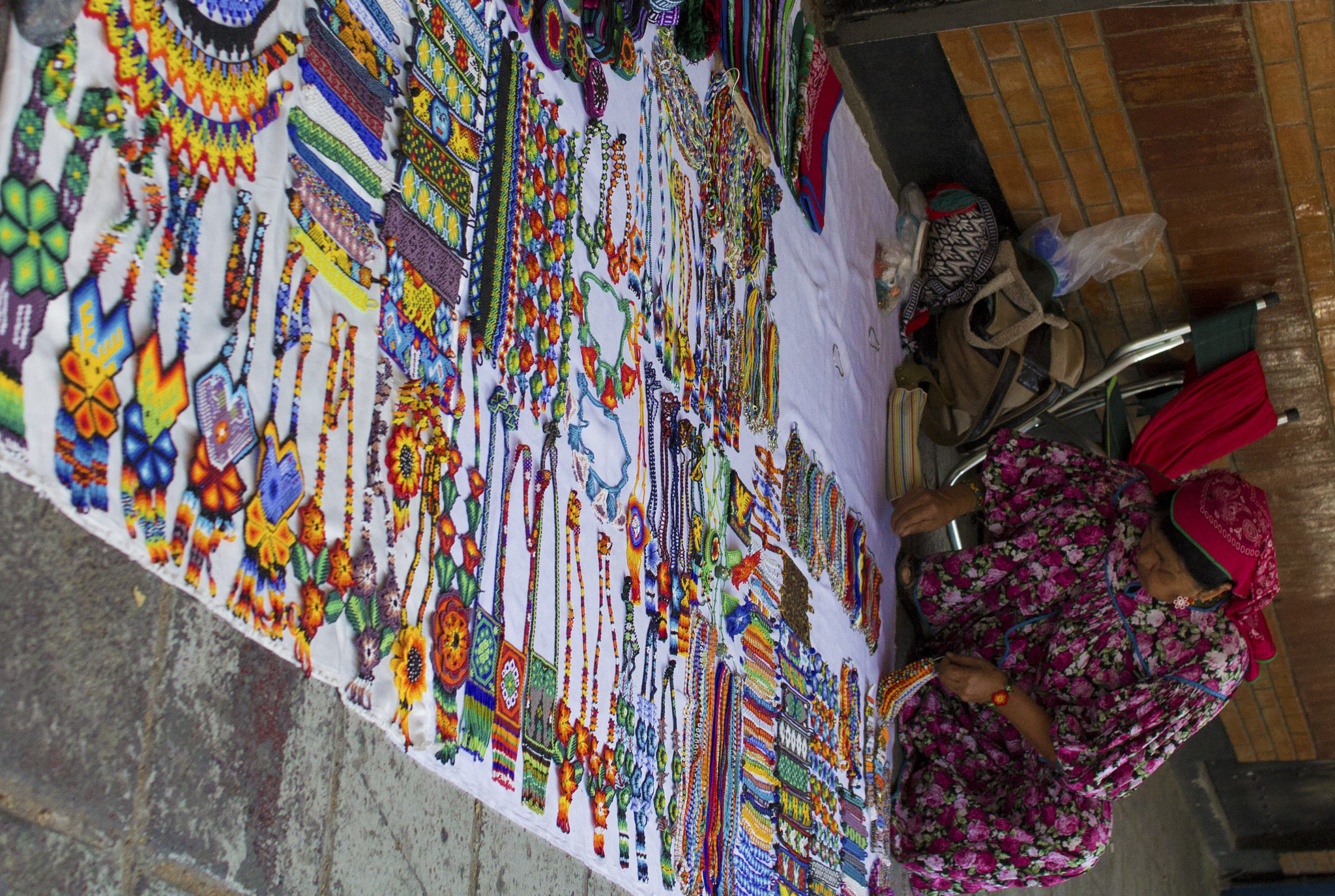 Sigma 30mm F1.4 EX DC HSM sample photo. Woman selling handcraft photography
