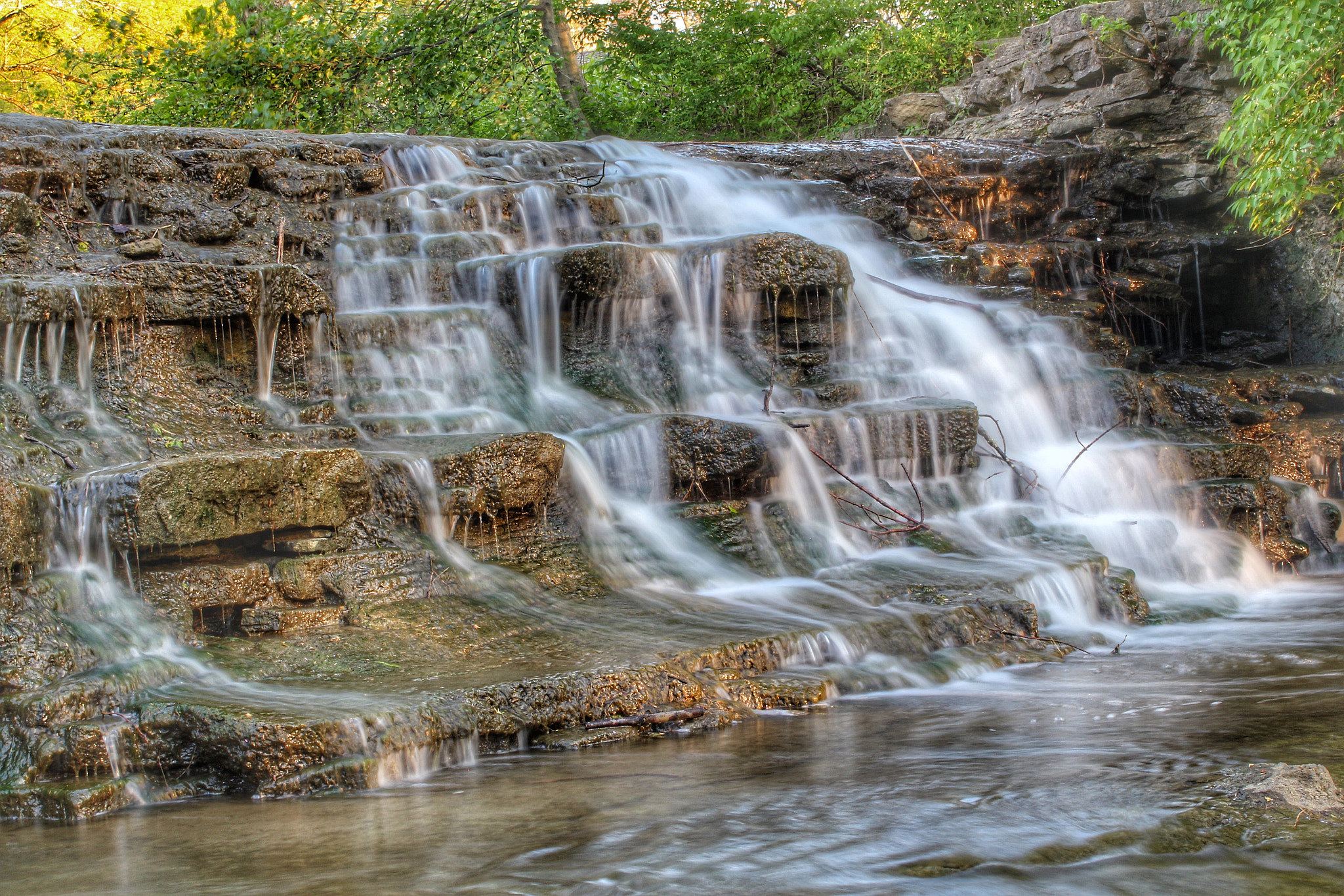 Canon EF-S 18-55mm F3.5-5.6 IS sample photo. Waterfall photography