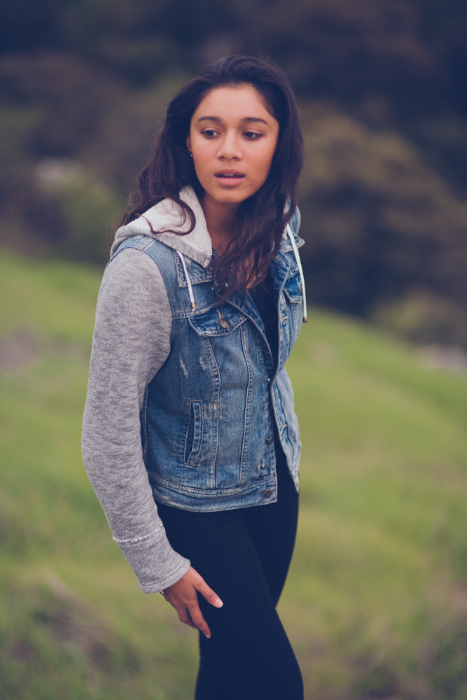 Sigma 85mm F1.4 EX DG HSM sample photo. Jean jacket photography