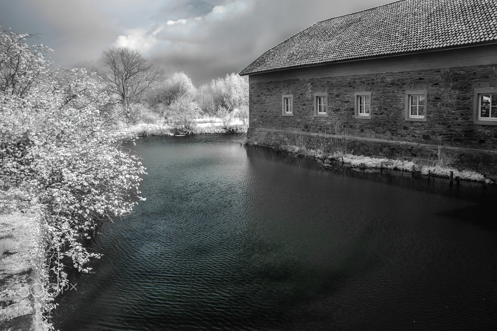 Canon EF-S 18-55mm F3.5-5.6 sample photo. The moat photography