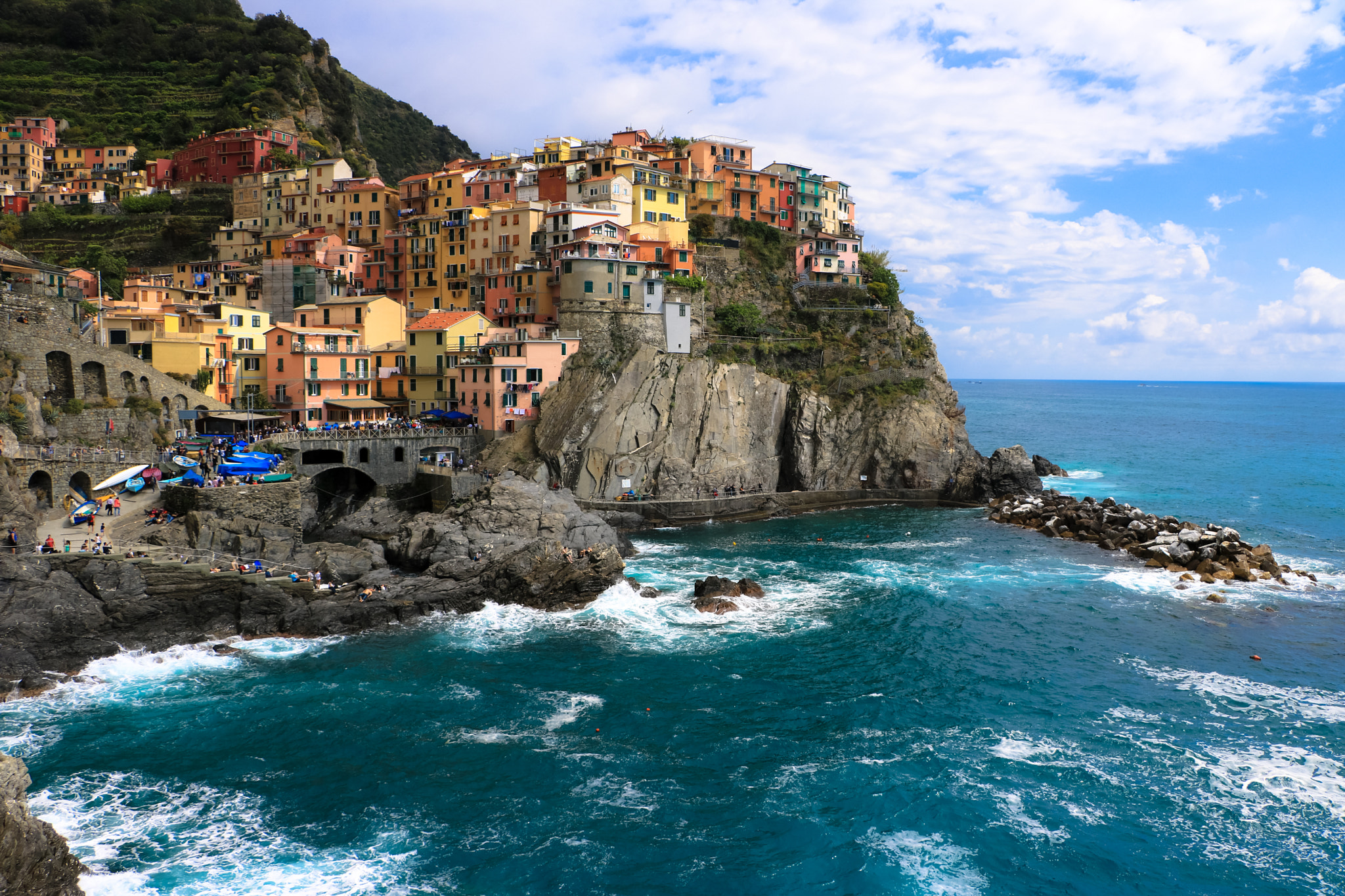 Canon EOS 760D (EOS Rebel T6s / EOS 8000D) sample photo. Cinque terre photography