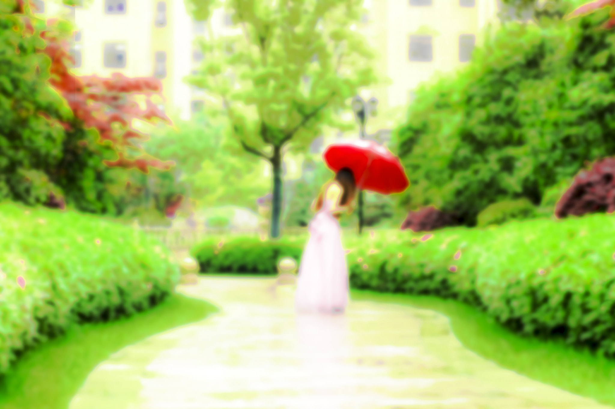 Nikon D70s + Nikon AF Nikkor 50mm F1.4D sample photo. 《雨中丽人》 photography