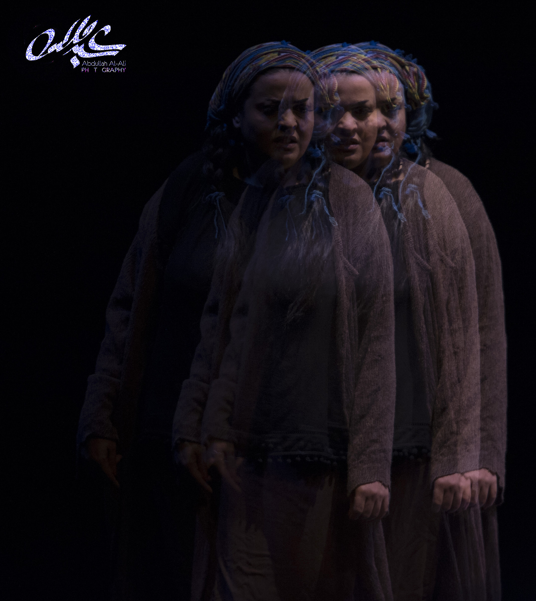 Nikon AF-S Nikkor 400mm F2.8G ED VR II sample photo. This photograph was taken in kuwait monodrama festival using multi exposure technique photography