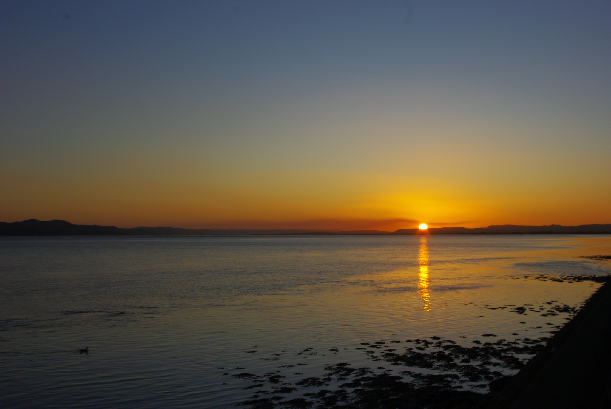 Pentax K-m (K2000) sample photo. Sunset over the tay photography