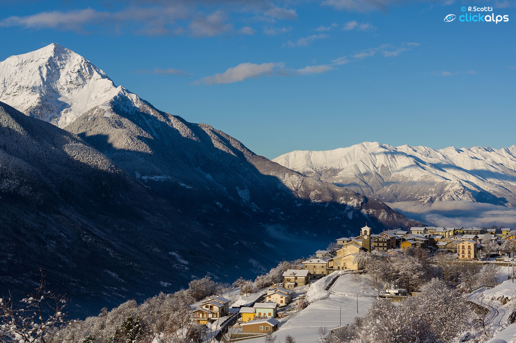 Pentax K-3 II + Pentax smc DA 50mm F1.8 sample photo. Winter italian landscape photography