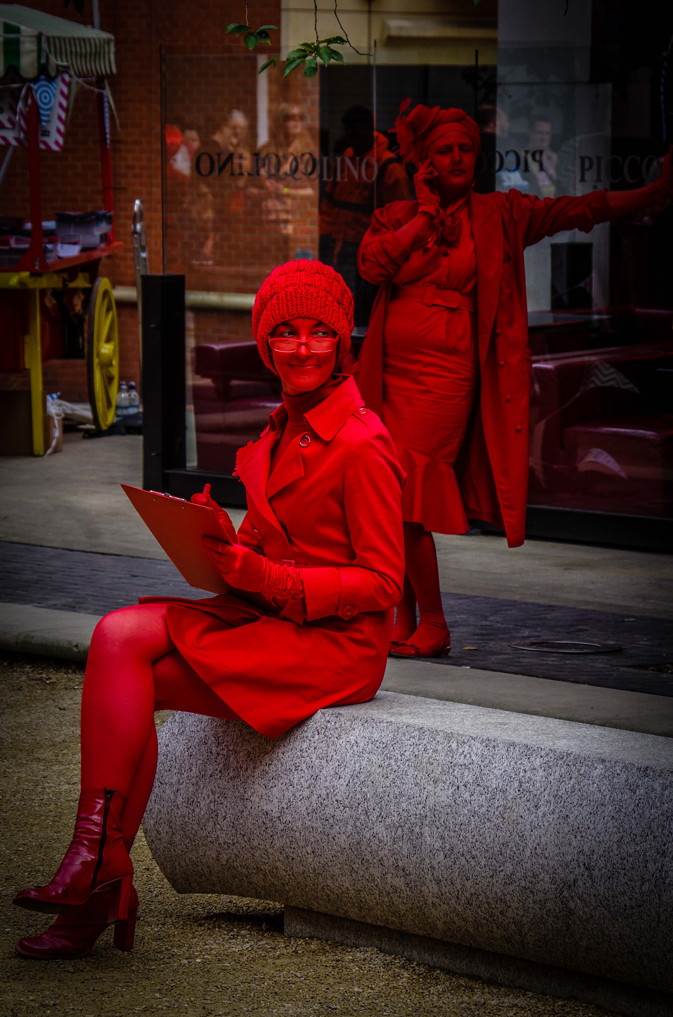Pentax smc DA 50-200mm F4-5.6 ED WR sample photo. Ladies in red birmingham four square festival photography