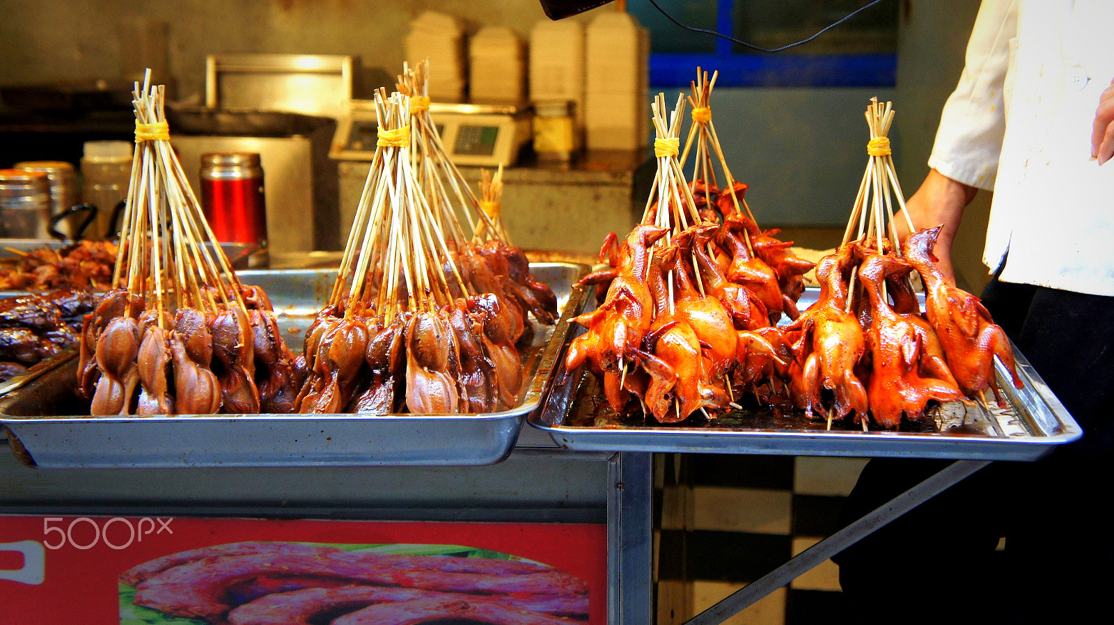 Tamron 18-200mm F3.5-6.3 Di III VC sample photo. Chicken sticks - chinese cuisine photography