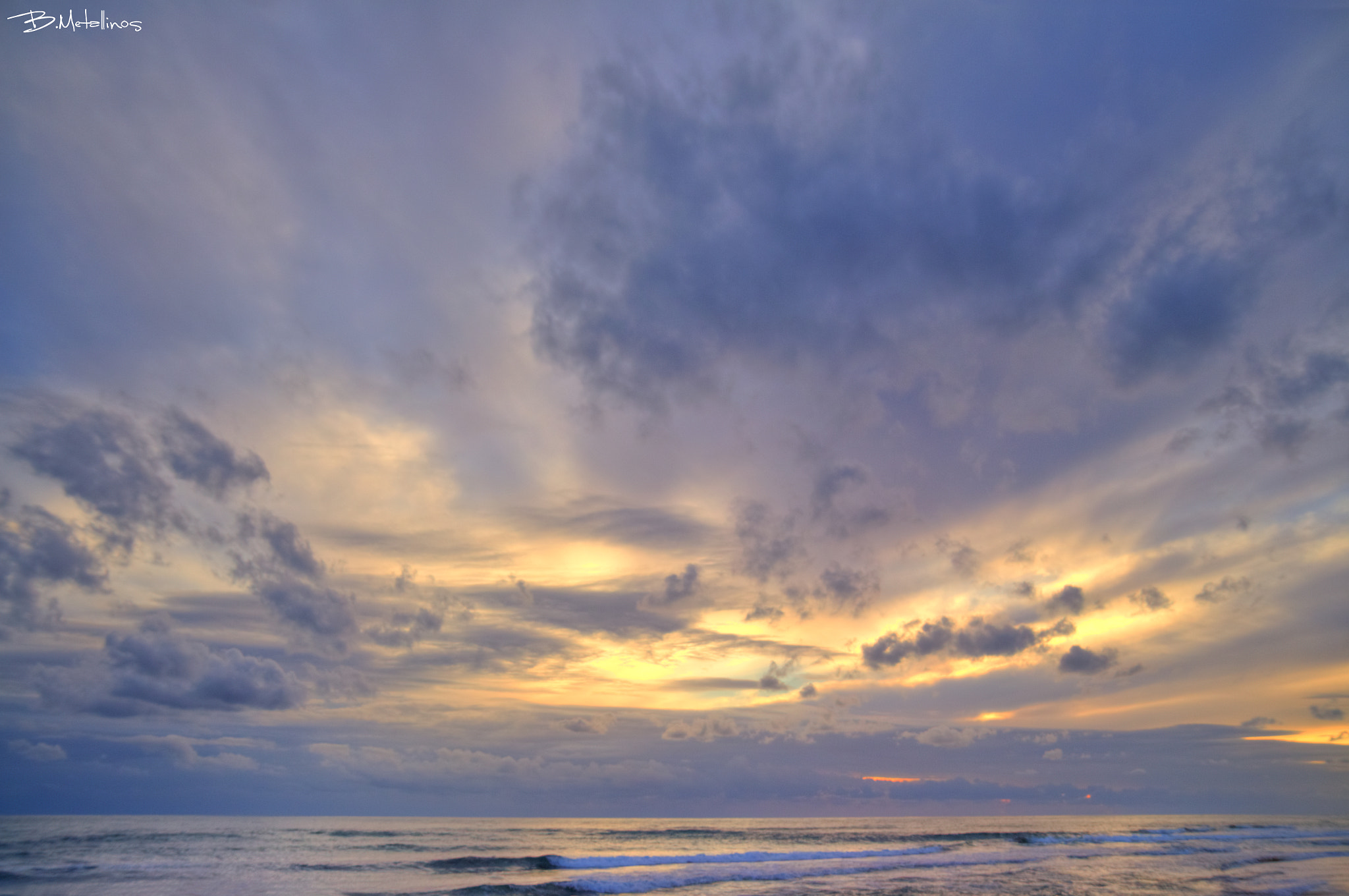Canon EF-S 17-55mm F2.8 IS USM sample photo. Cloudy sunset photography