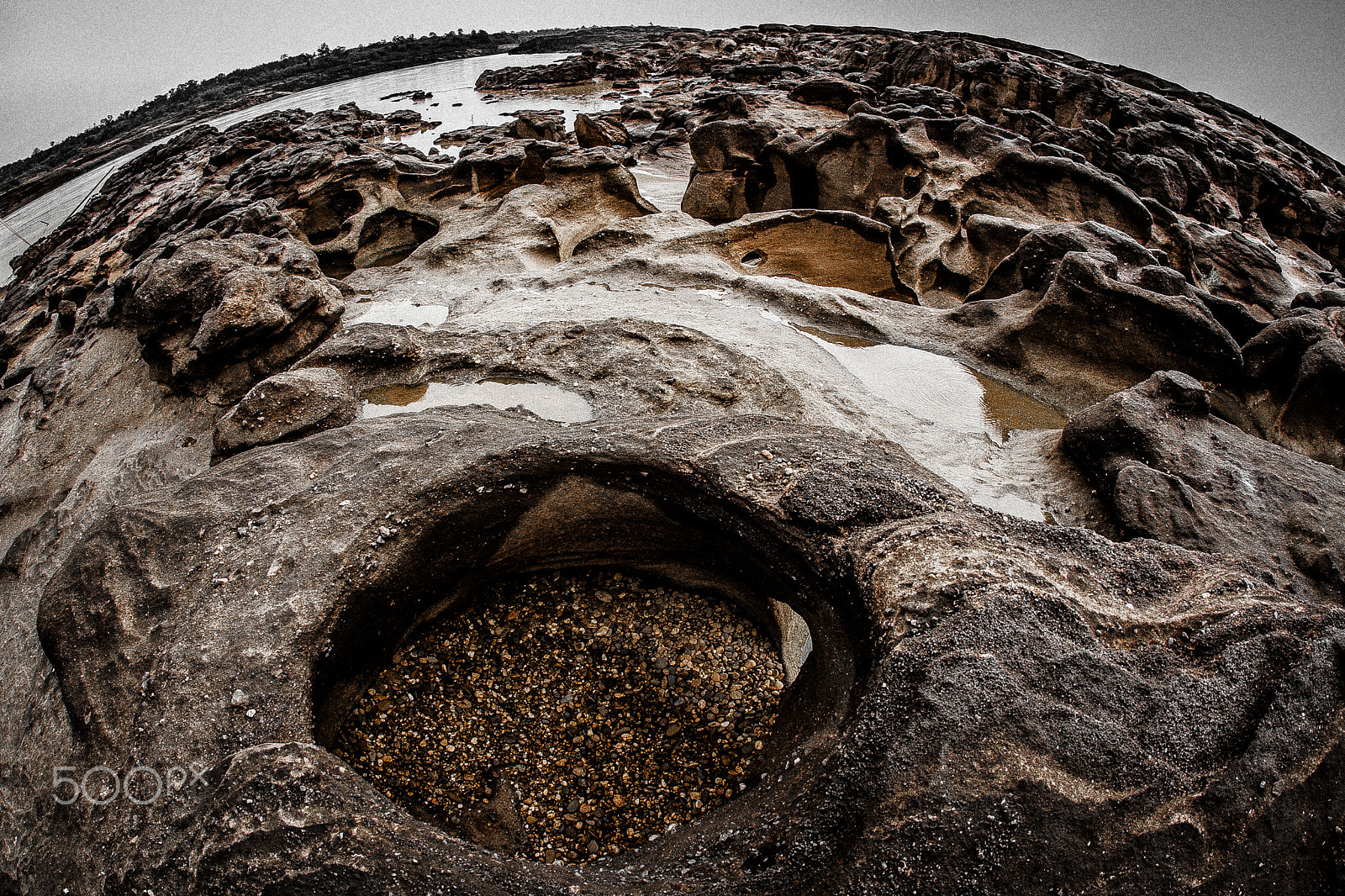 Canon EF 8-15mm F4L Fisheye USM sample photo. Sam phan bok @ubon, the grand canyon of siam photography