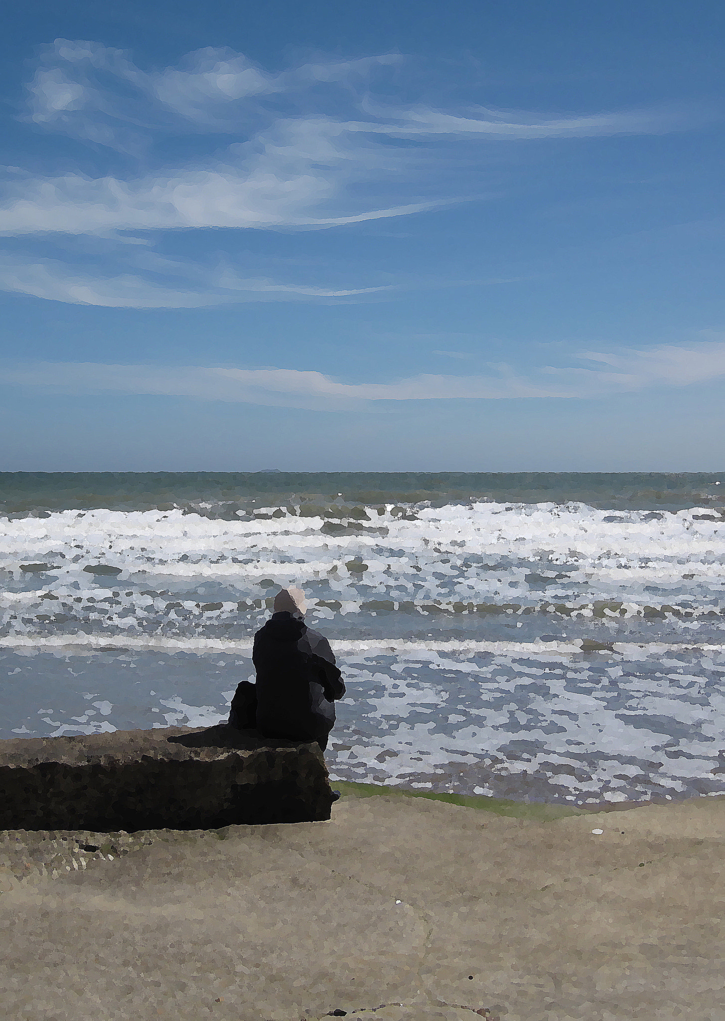 Canon PowerShot SD990 IS (Digital IXUS 980 IS / IXY Digital 3000 IS) sample photo. Pensive moment alternative photography