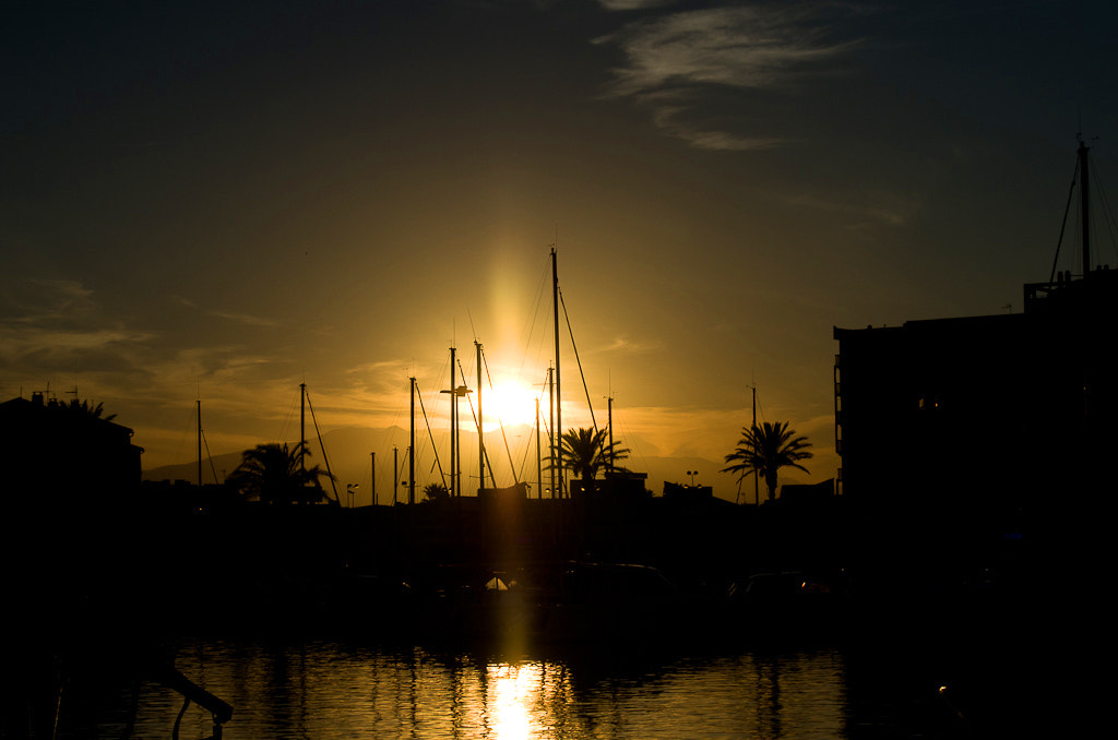 Pentax smc DA 55-300mm F4.0-5.8 ED sample photo. Couché de soleil à canet photography