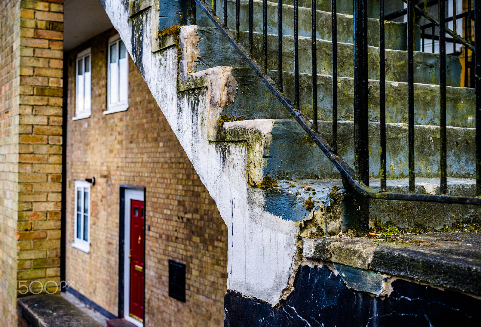 Pentax 645D sample photo. Council housing photography