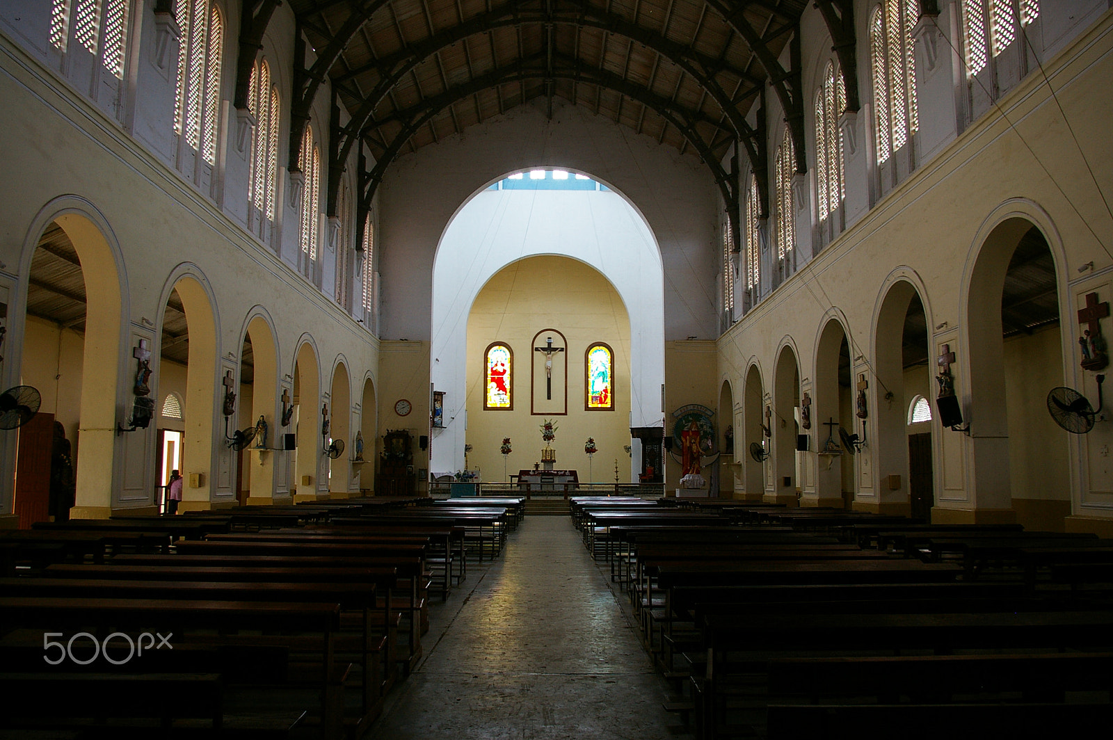 Pentax *ist DL2 sample photo. St mary's church photography