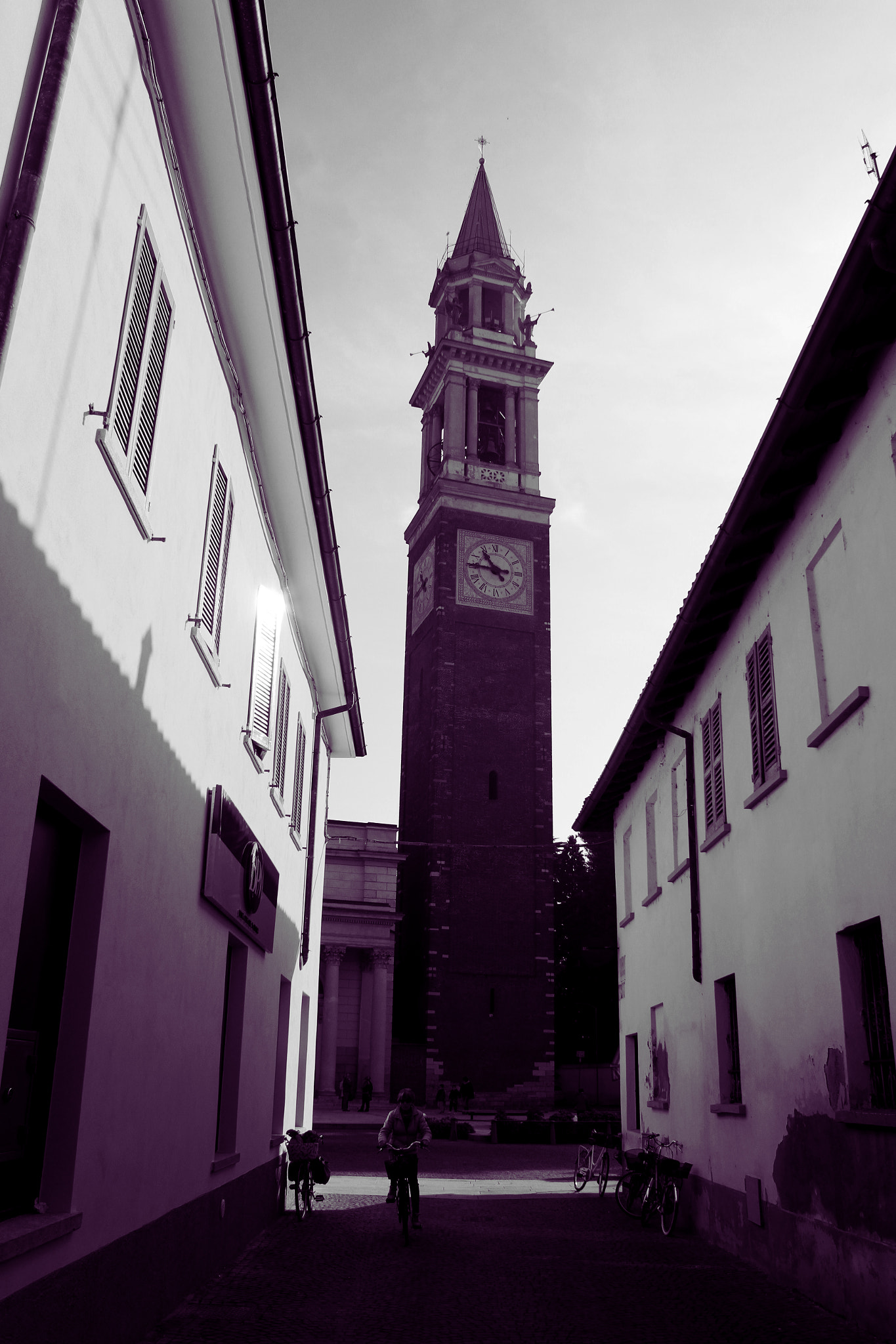 Canon EF-S 18-55mm F3.5-5.6 sample photo. Suddendly a bell tower. photography