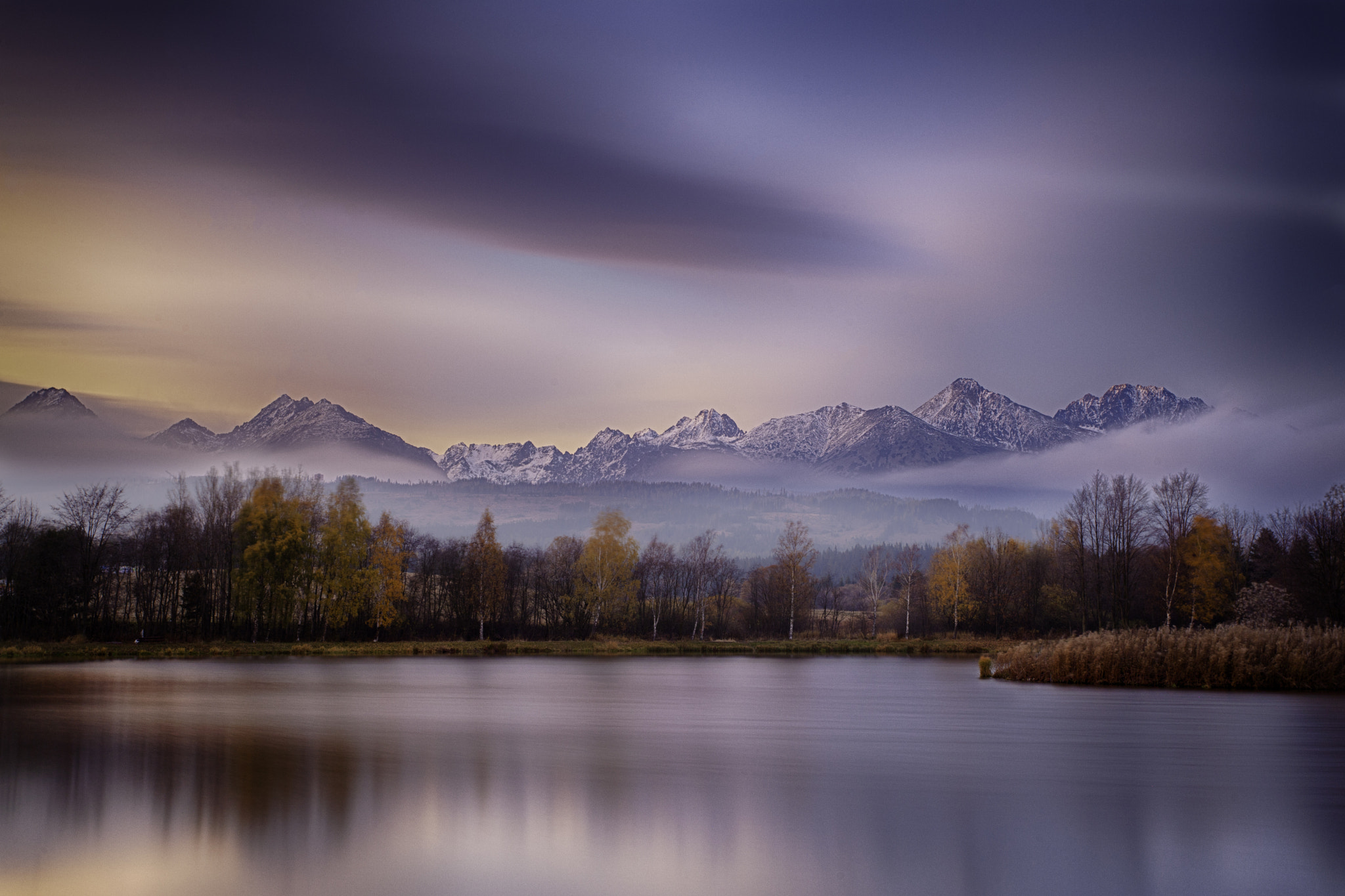 Canon EOS-1Ds Mark III sample photo. Autumn at the lake photography