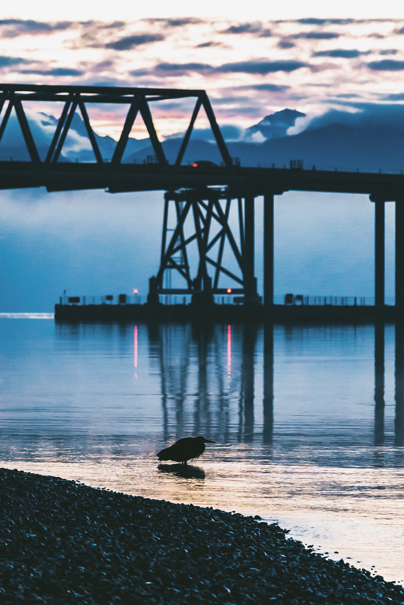 Canon EF-S 55-250mm F4-5.6 IS STM sample photo. A great blue heron waits patiently either observin ... photography