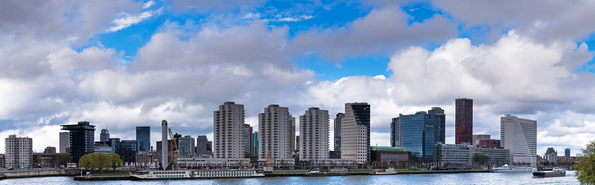 Pentax K-30 sample photo. Rotterdam skyline photography