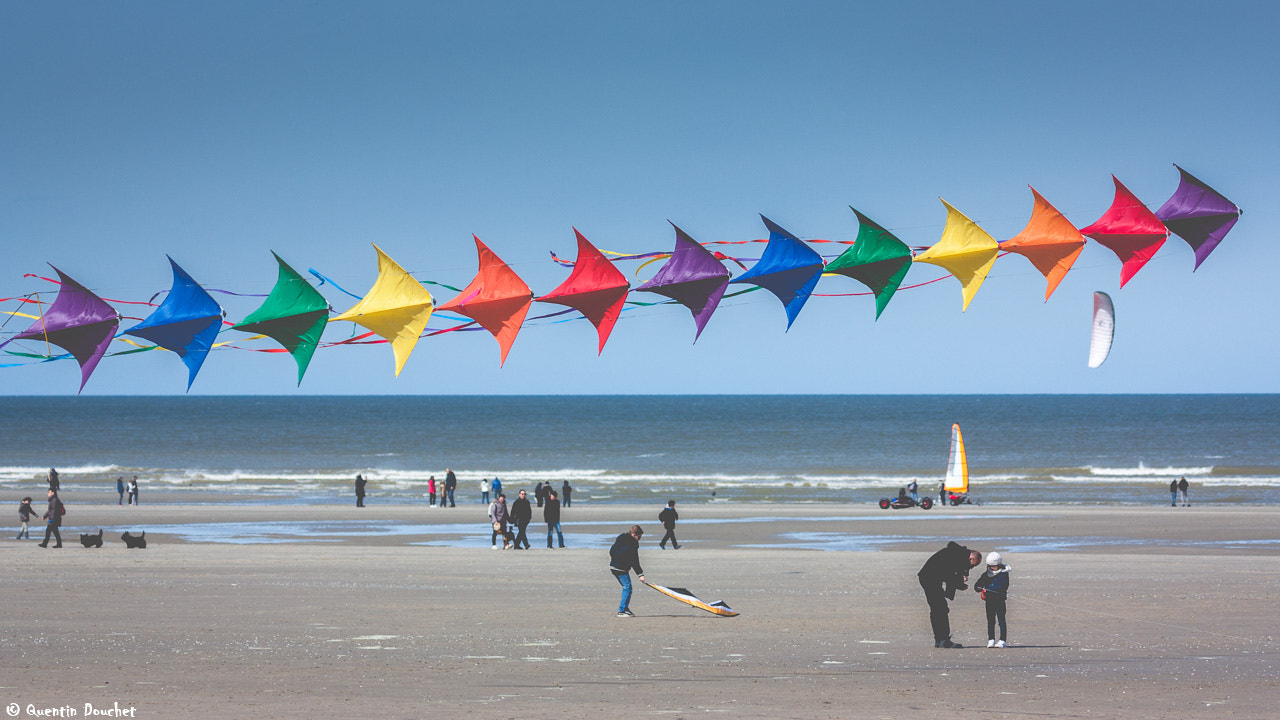 Canon EF 100-400mm F4.5-5.6L IS USM sample photo. Cerf-volant multicolore - ricv 2016 berck photography