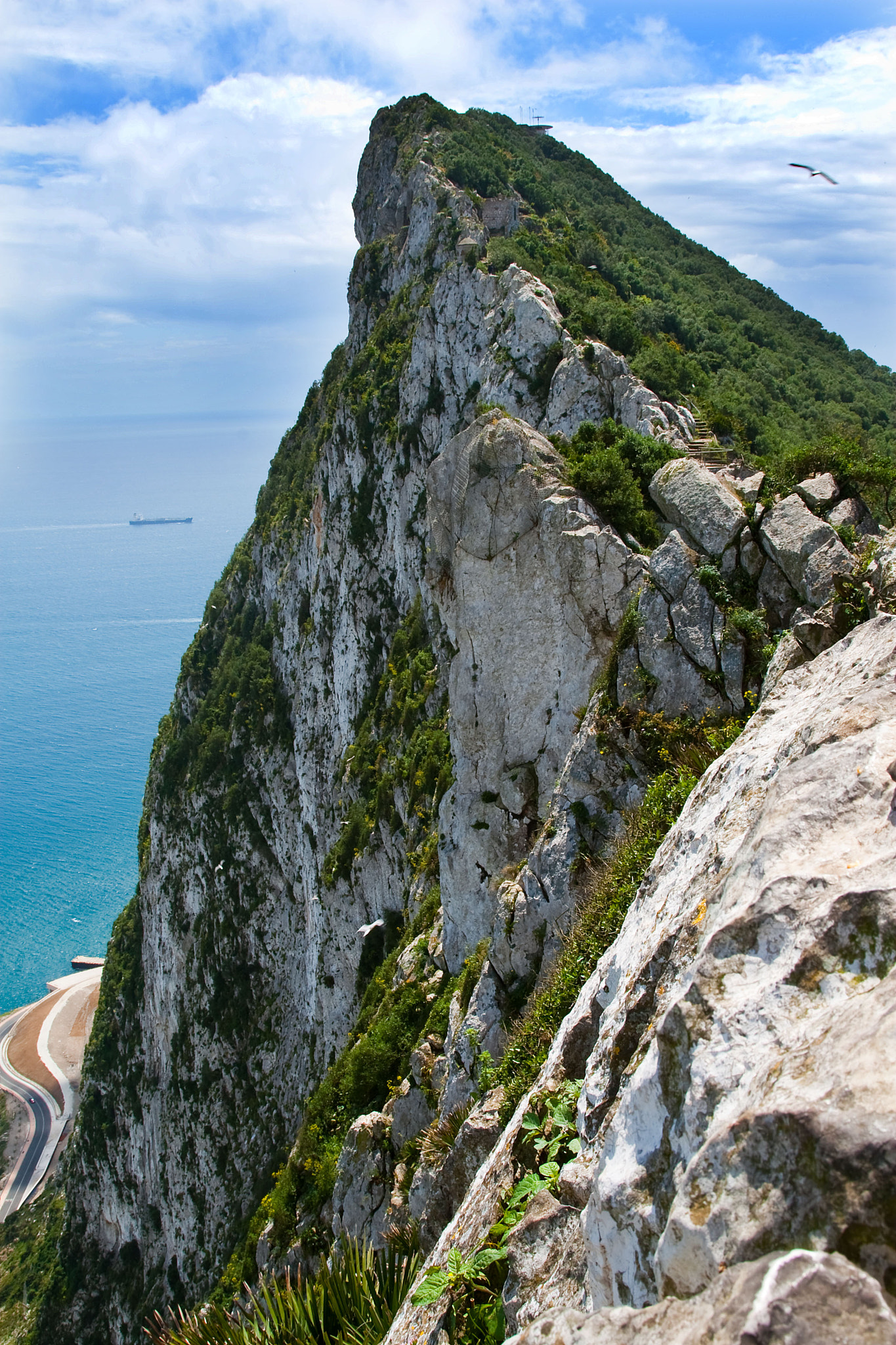 Canon EOS 30D + Canon EF 24-105mm F4L IS USM sample photo. Rock of gibraltar photography