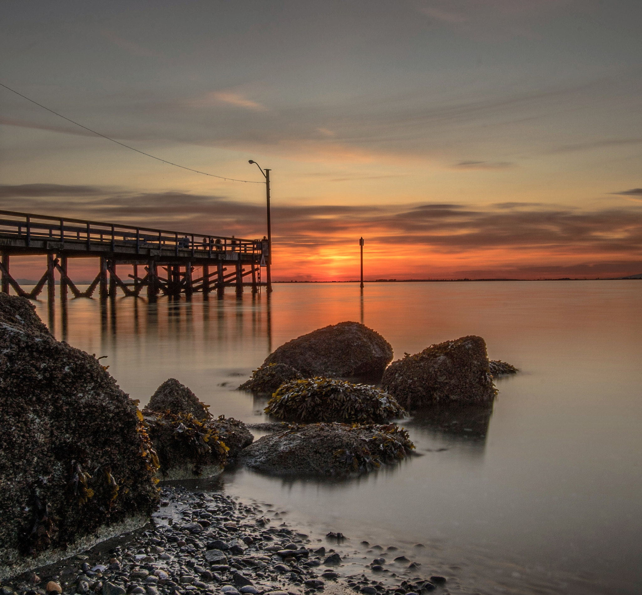 Sony a7 + Canon EF-S 10-22mm F3.5-4.5 USM sample photo. Sunset at crescent beach photography