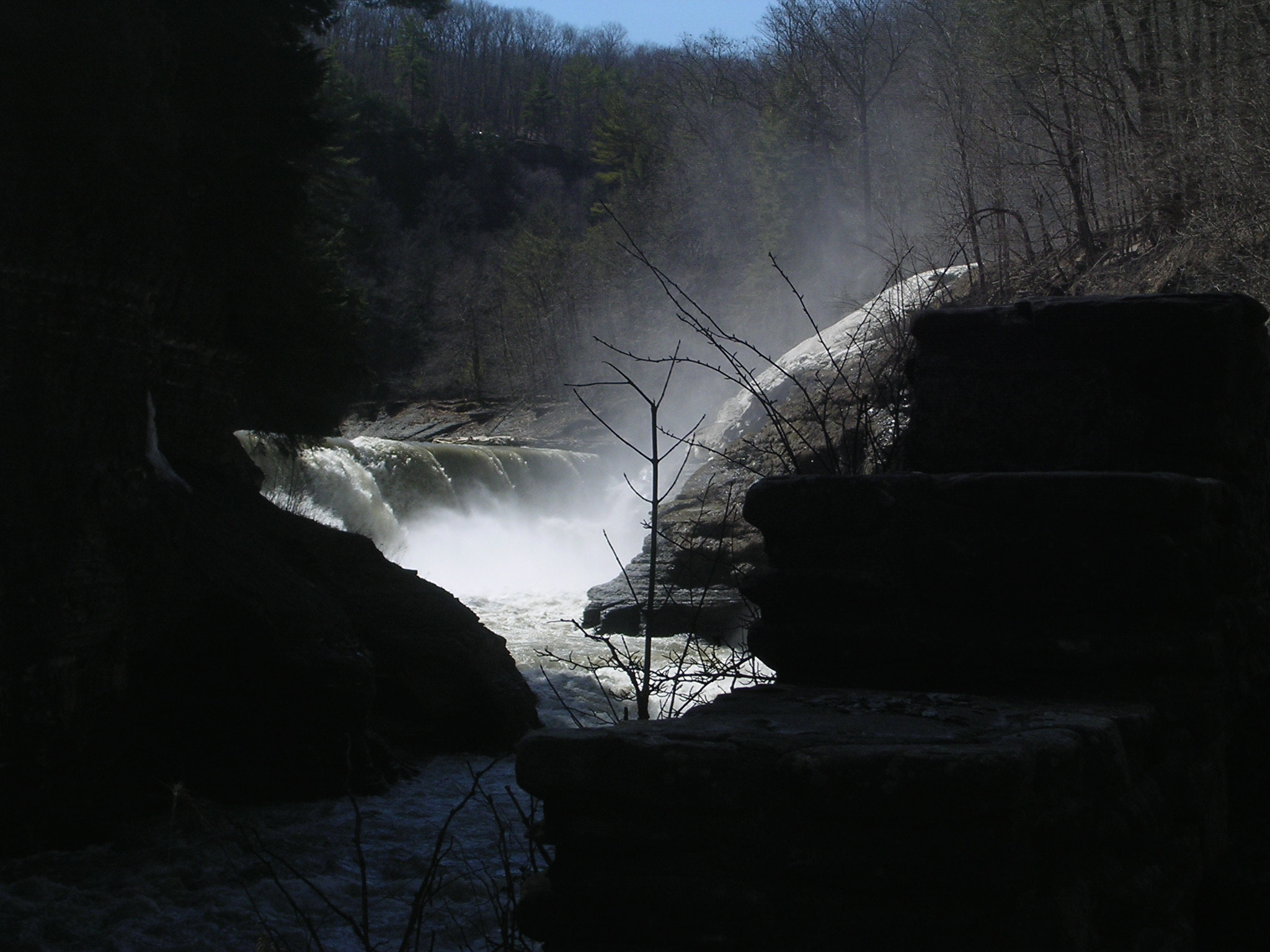 Nikon E3100 sample photo. Genesee river lower falls, letchworth park photography