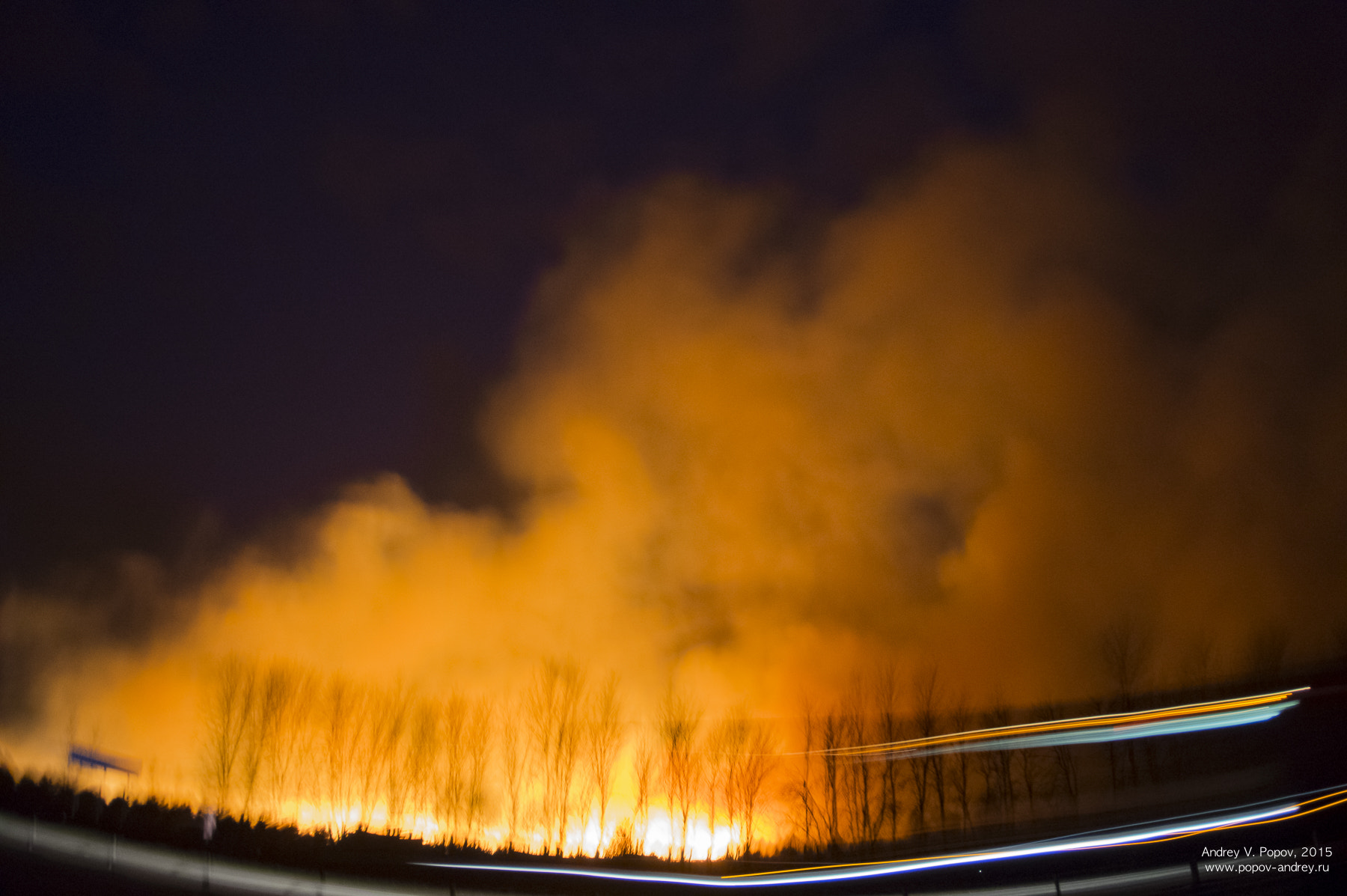 Pentax K-3 sample photo. Fire glow photography