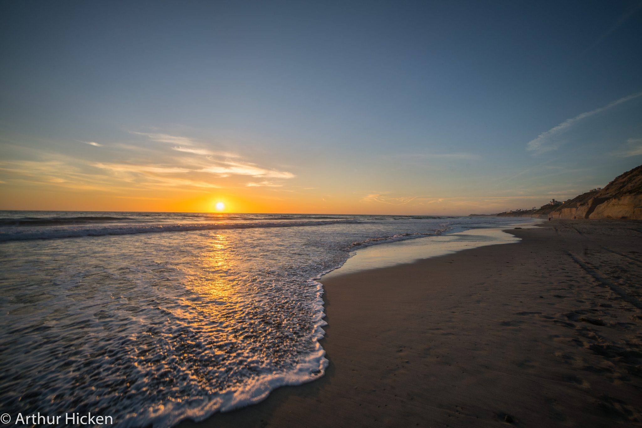 Sony a7R II sample photo. Sunset at the beach 1253 photography