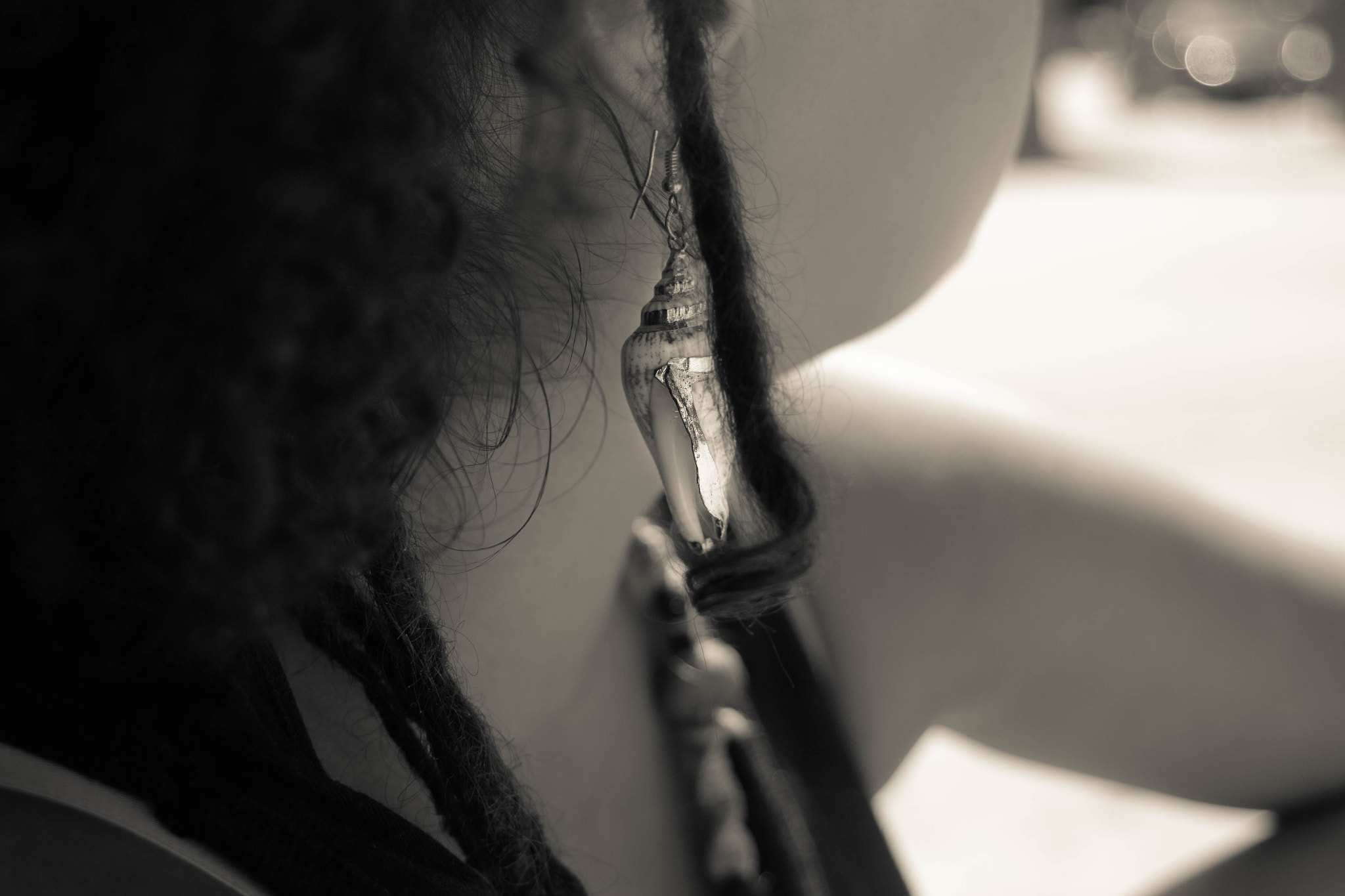 Canon EF 35-70mm f/3.5-4.5 sample photo. Malishka in b&w. photography