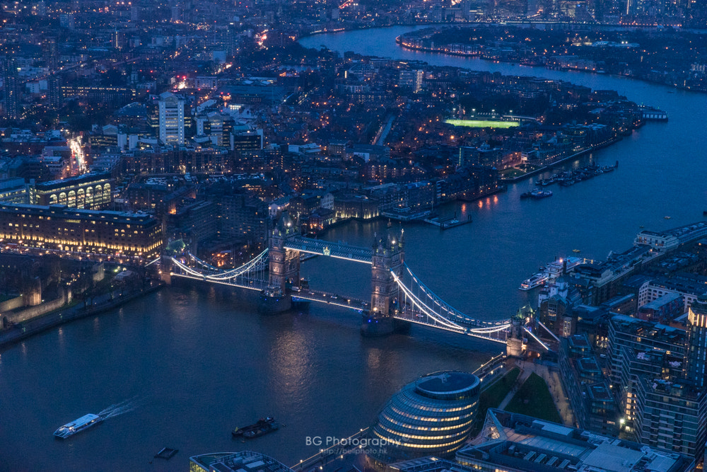 Sony a7 II + Canon EF 85mm F1.2L II USM sample photo. Tower bridge nightview. photography