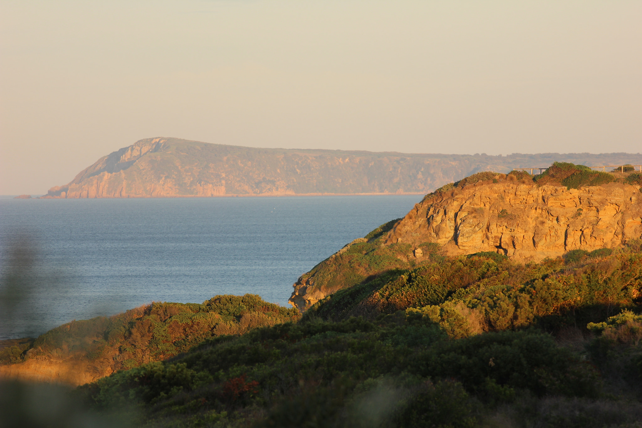 Canon EOS 600D (Rebel EOS T3i / EOS Kiss X5) + Canon EF 70-200mm F4L USM sample photo. Dawn light at kilkunda looking at phillip island victoria australia photography