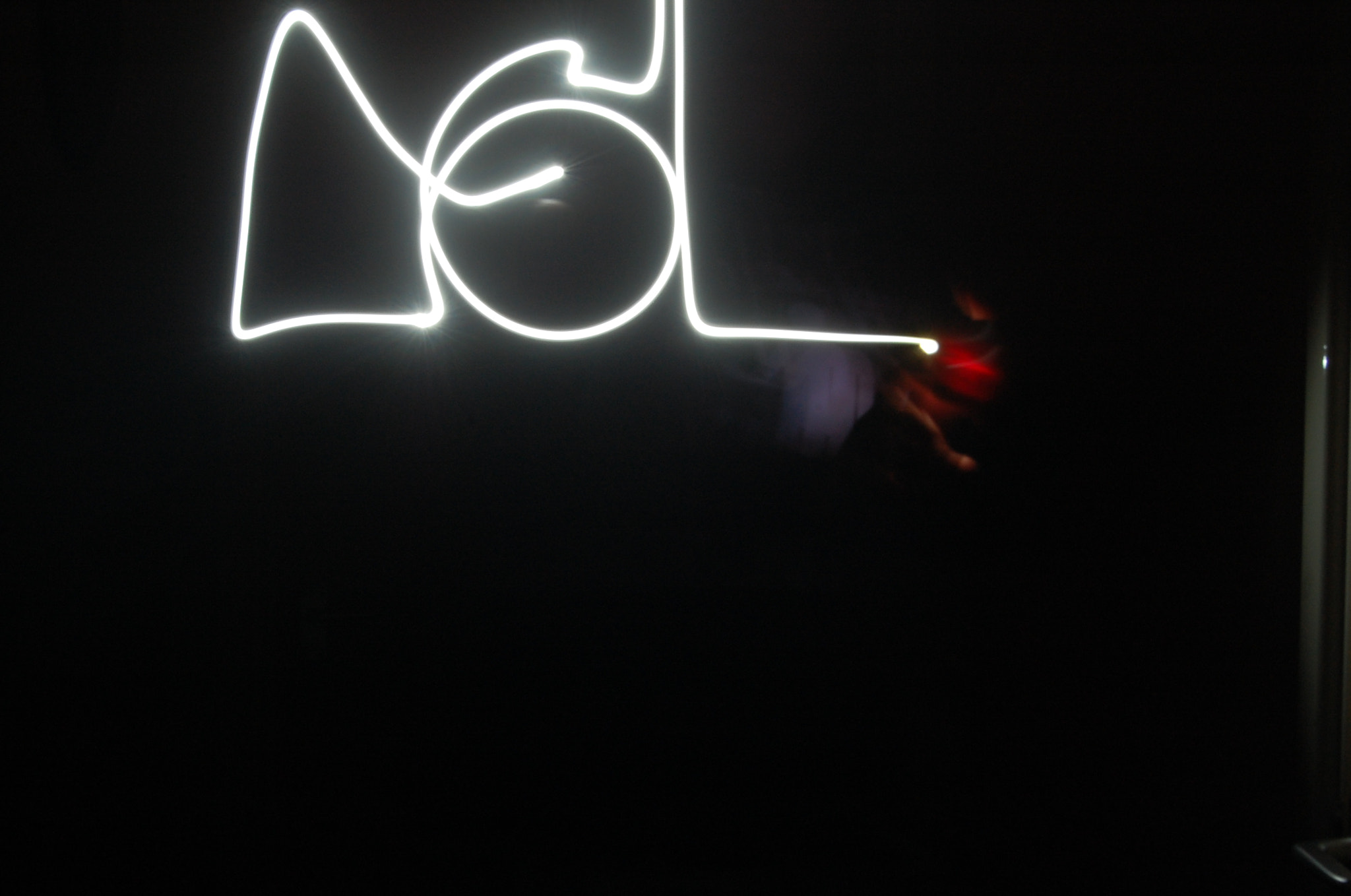 Nikon D40 sample photo. Painting with light photography