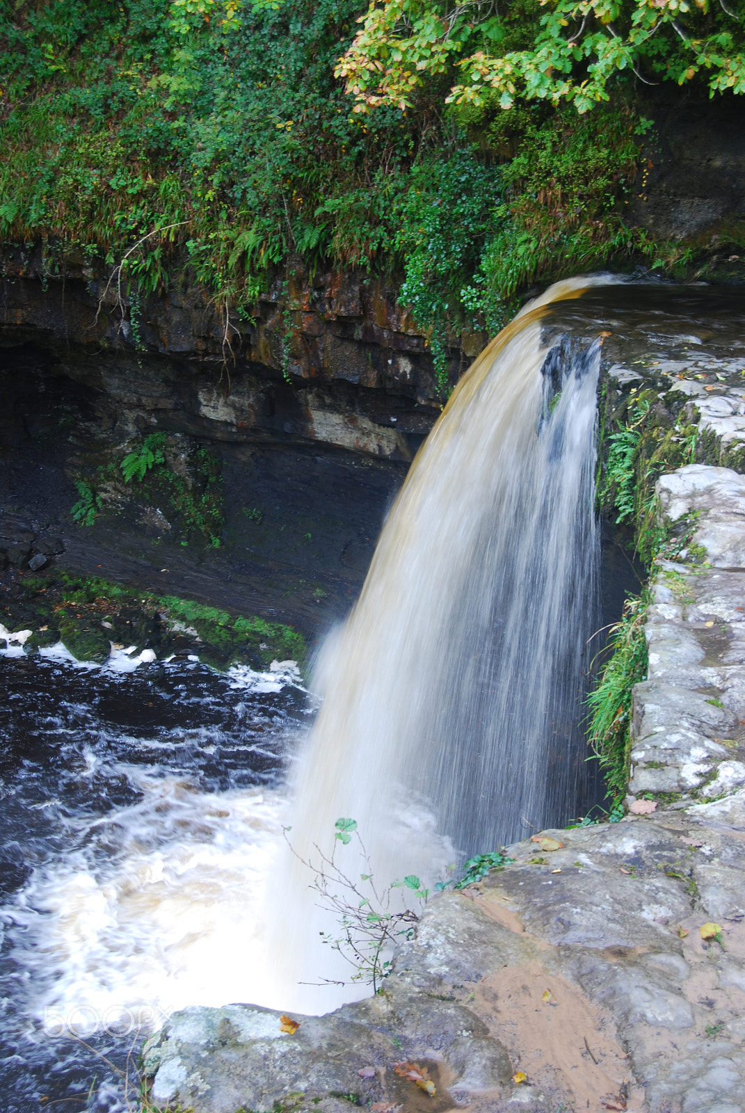 Nikon D40X sample photo. From the top of the waterfall photography