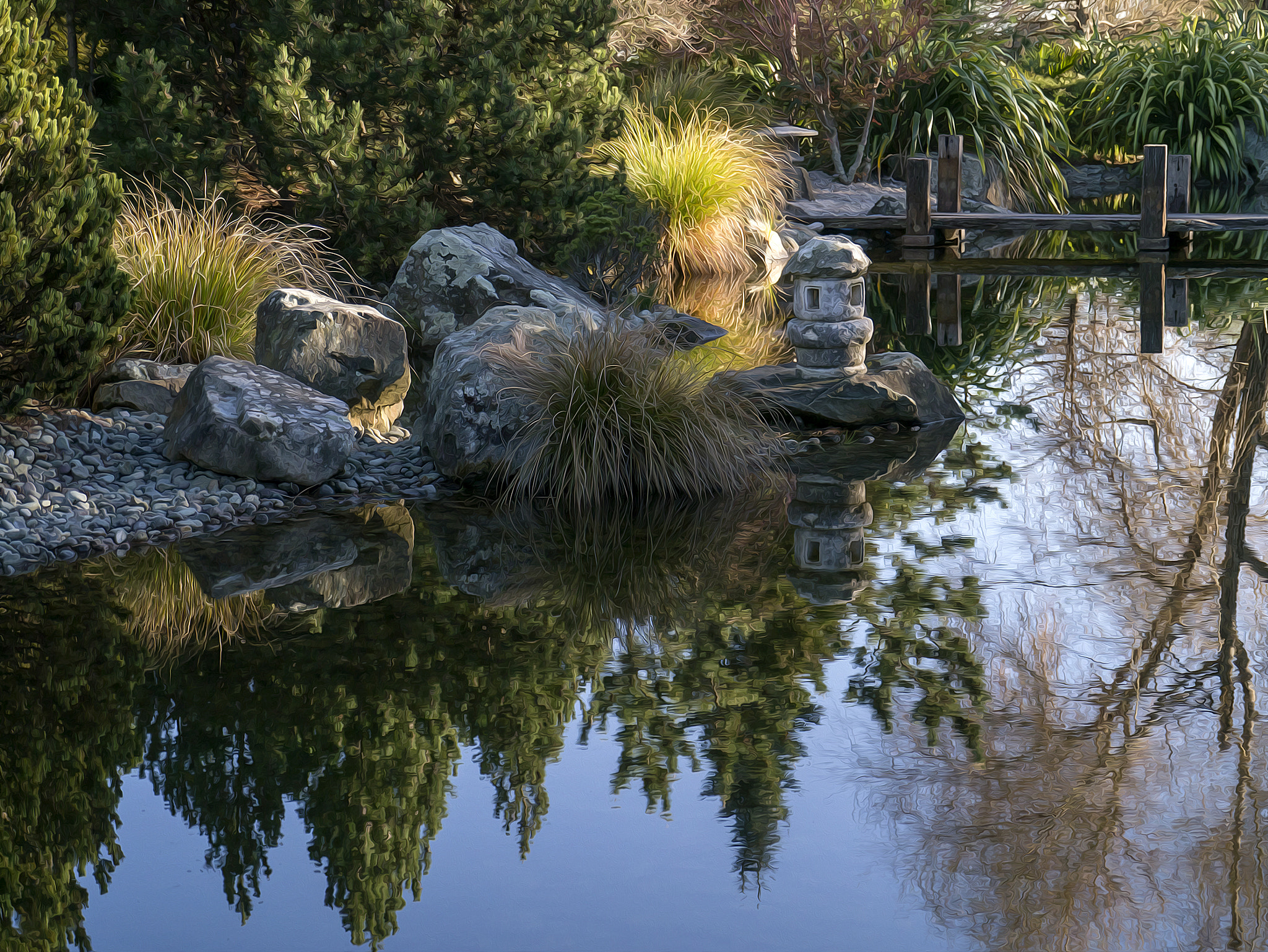 Panasonic Lumix DMC-GX1 sample photo. Japanese garden photography