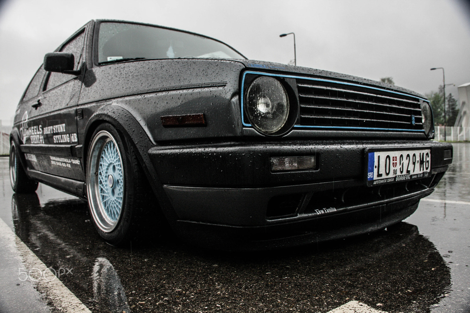 Canon EOS 40D sample photo. Vw golf mk ii photography