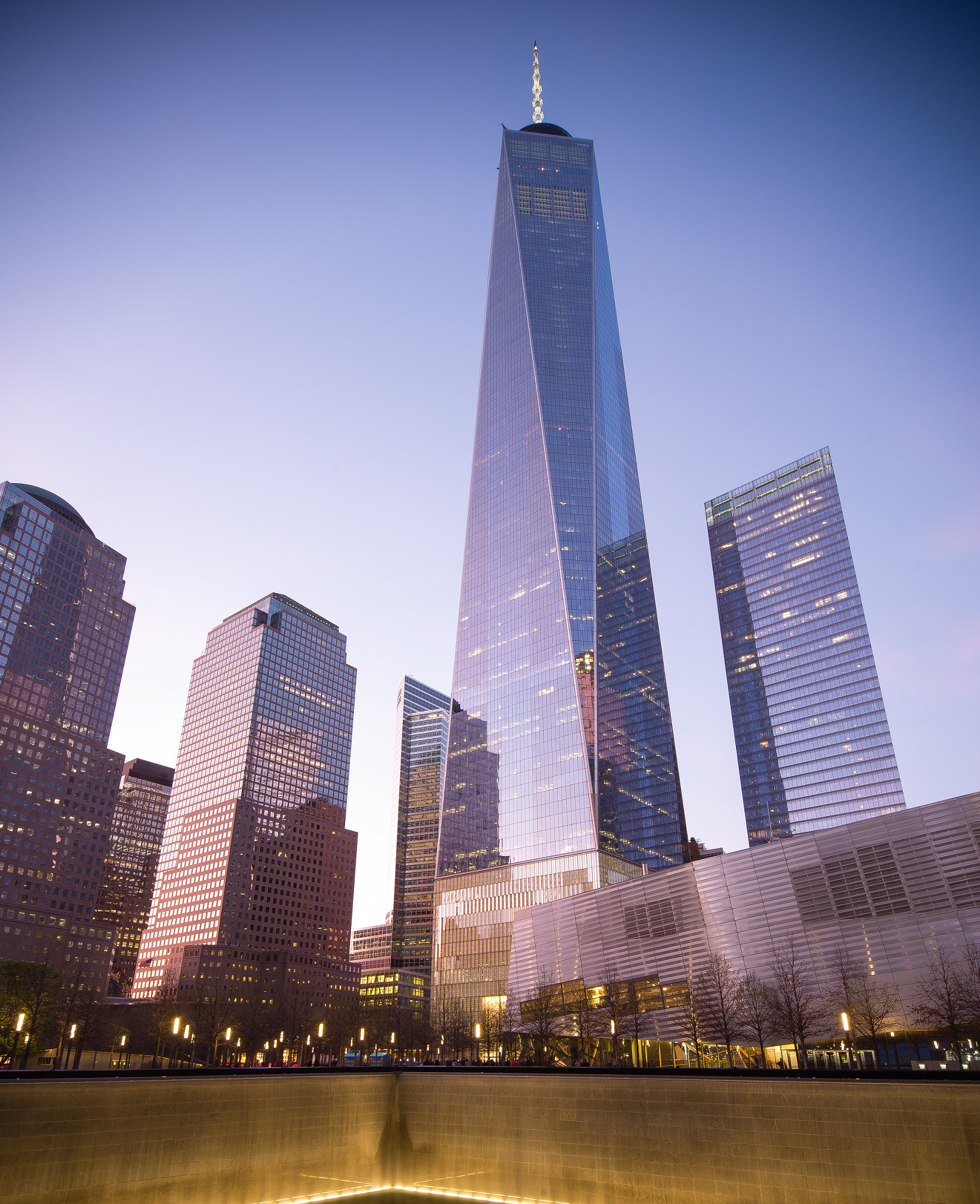 Nikon D600 sample photo. One world trade center & memorial - new york, usa photography