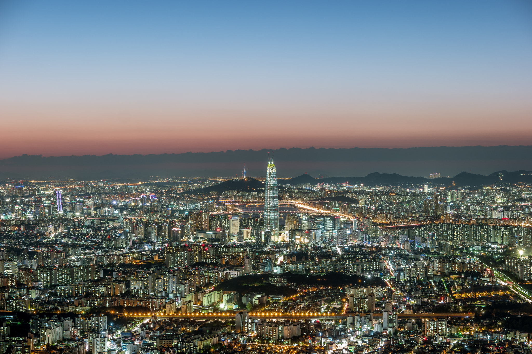 NX 50-150mm F2.8 S sample photo. Night view of seoul 2 photography