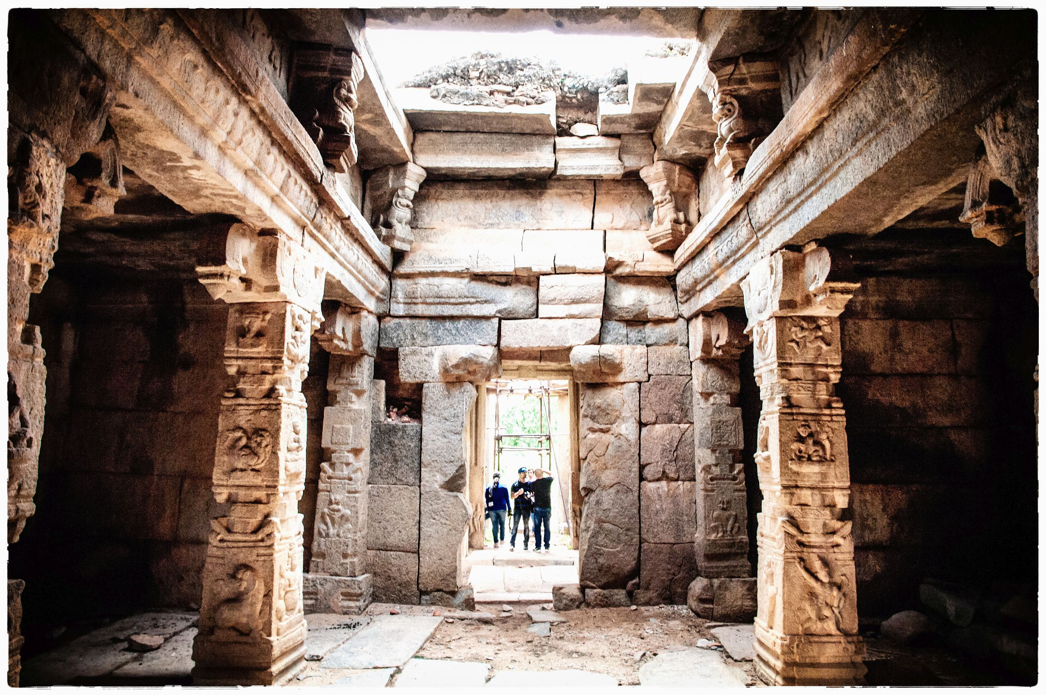 Pentax K-7 sample photo. Ruins of a temple photography