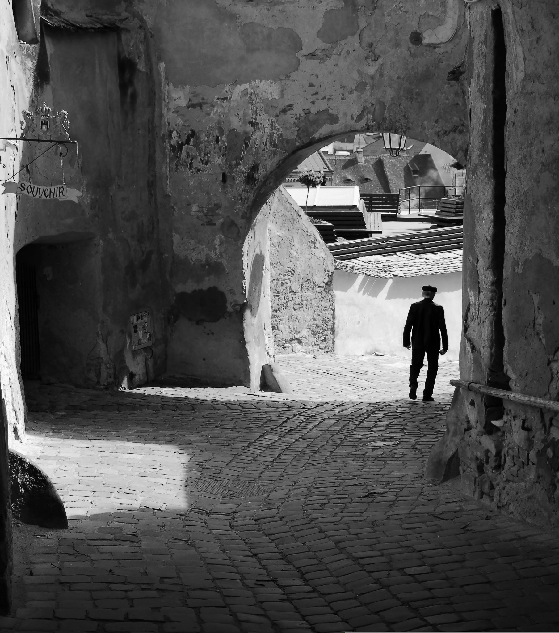 Nikon D200 sample photo. The old man down the path photography