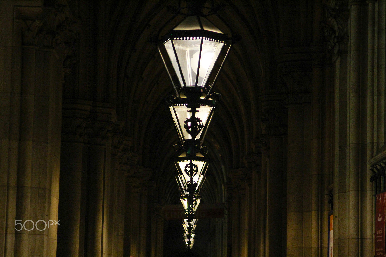 Canon EF 28-105mm f/3.5-4.5 USM sample photo. City-hall lights photography