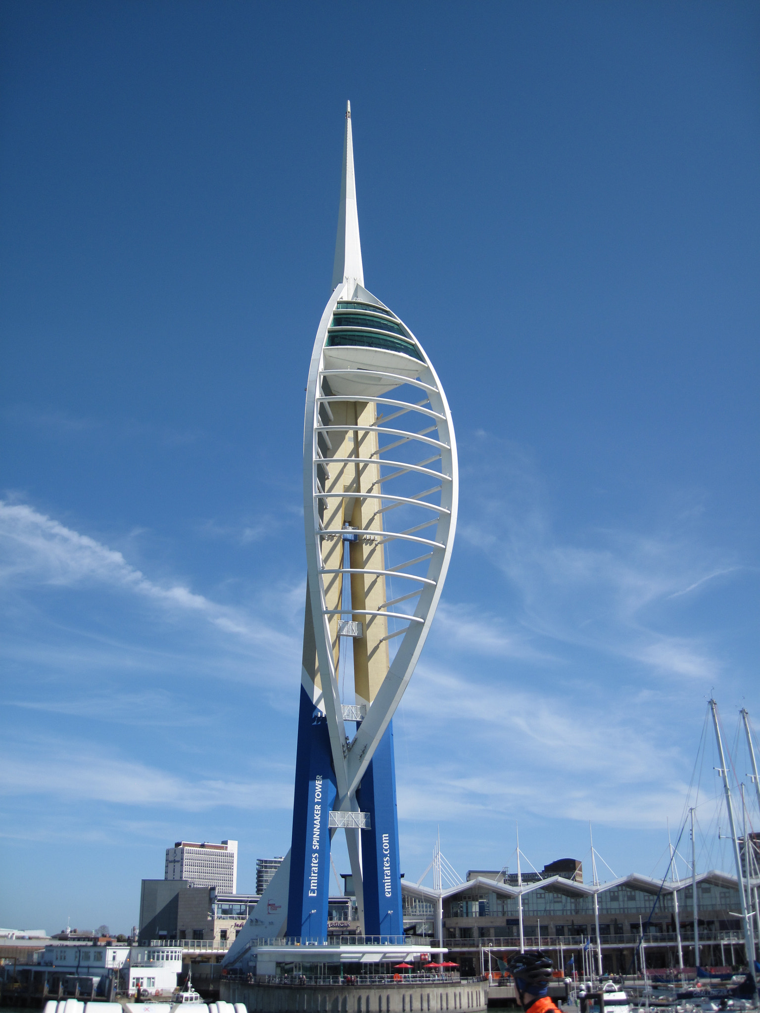 Canon PowerShot SD990 IS (Digital IXUS 980 IS / IXY Digital 3000 IS) sample photo. The spinnaker tower photography