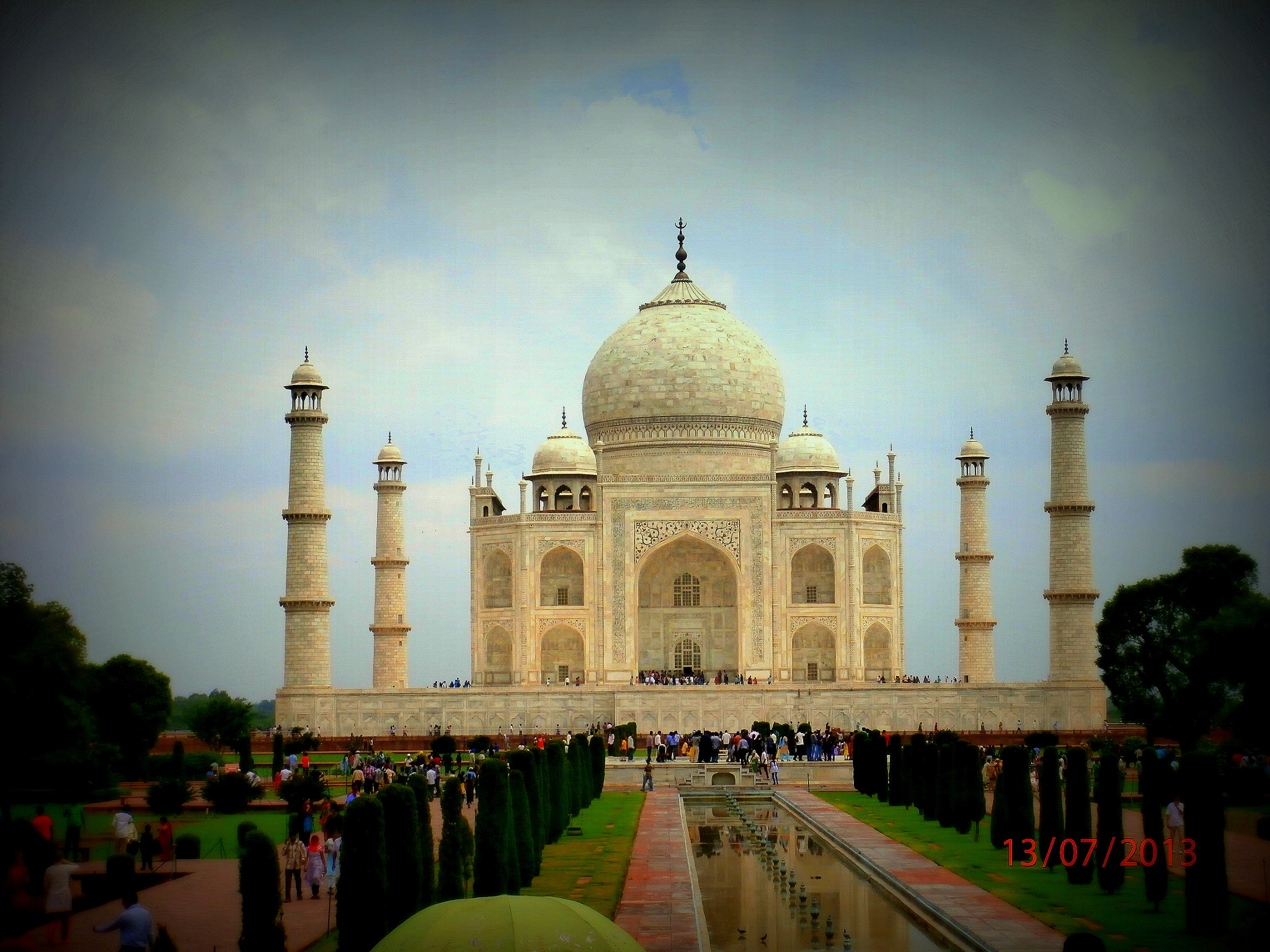 Olympus VR350,D755 sample photo. The taj photography