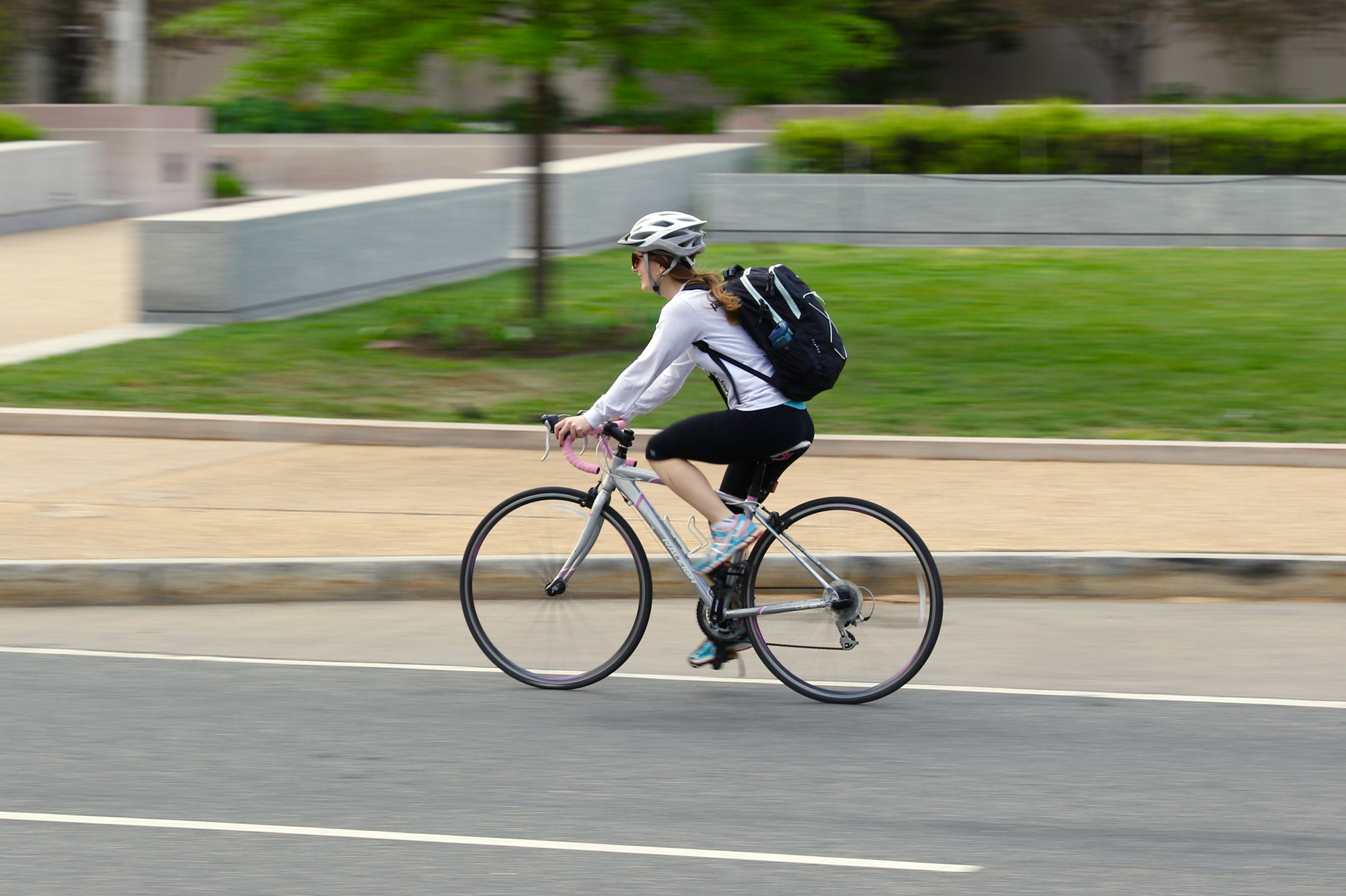 Canon EF 24-70mm F2.8L II USM sample photo. Down hill... ( panning ) photography
