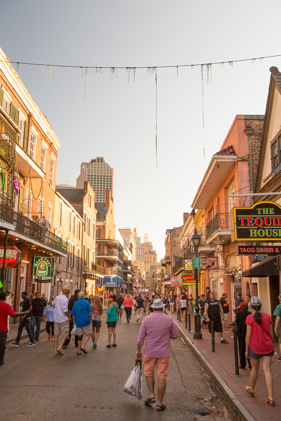 Canon EOS 6D + Canon EF 16-35mm F2.8L USM sample photo. Bourbon street - nola photography