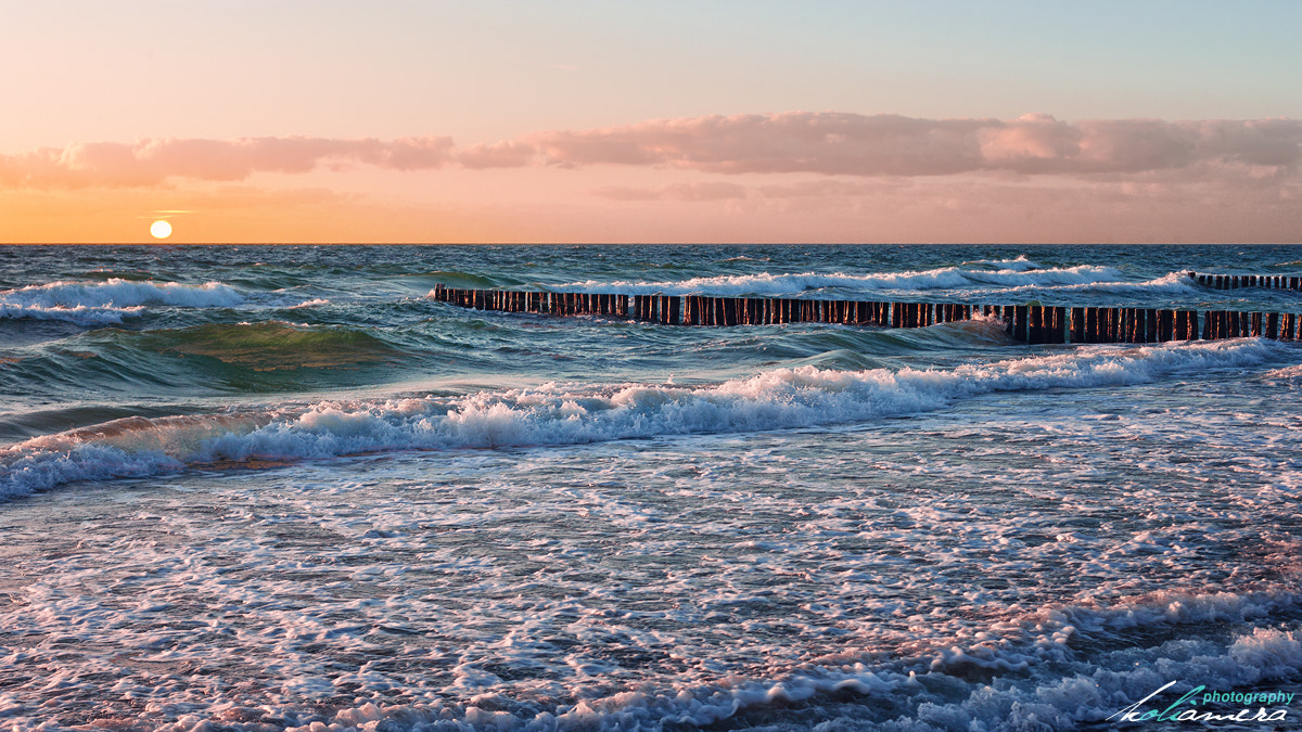 Canon EF 50mm F1.4 USM sample photo. Sunset @ baltic sea photography