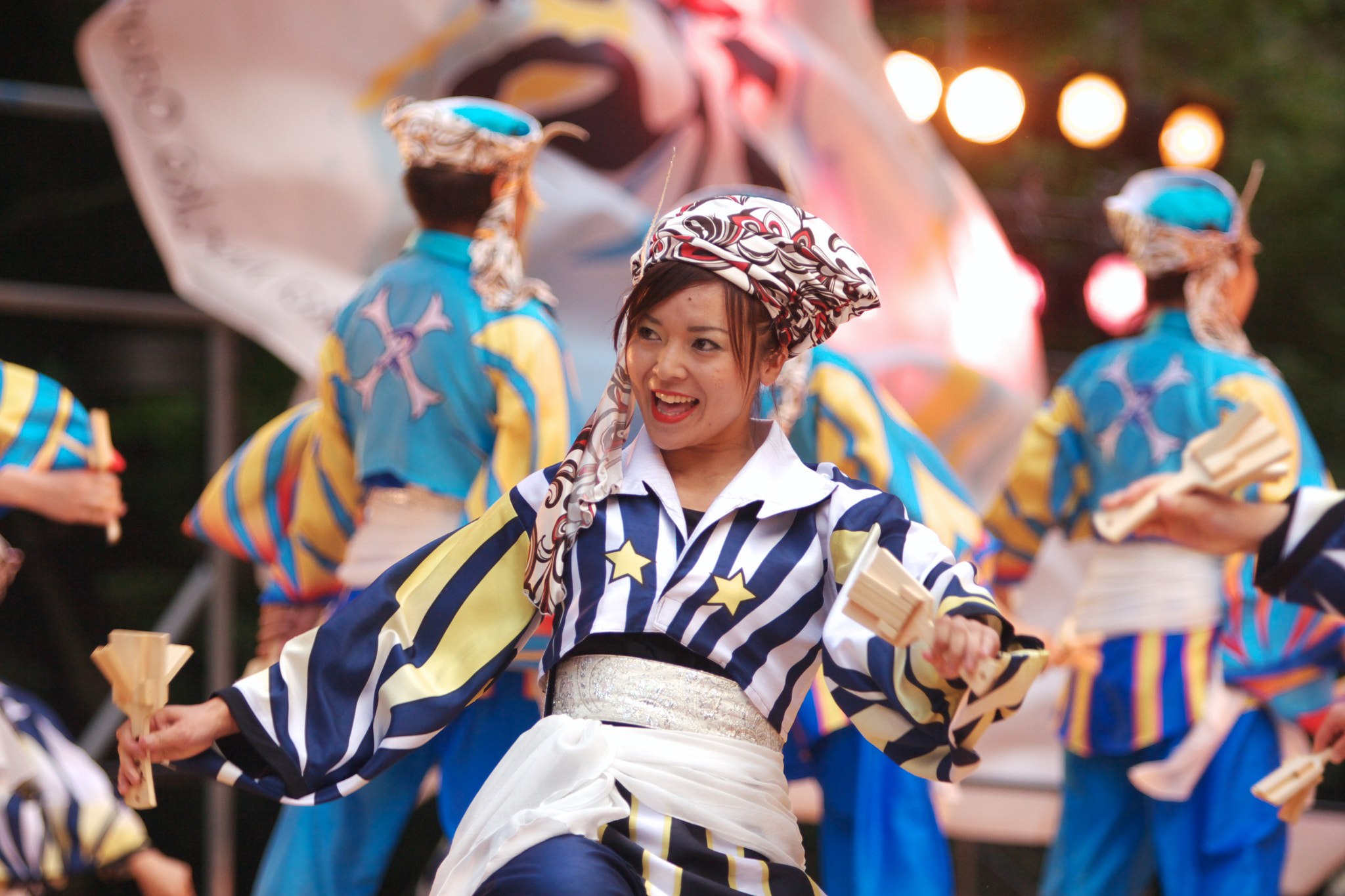 Canon EOS 30D sample photo. Super yosakoi dance festival photography