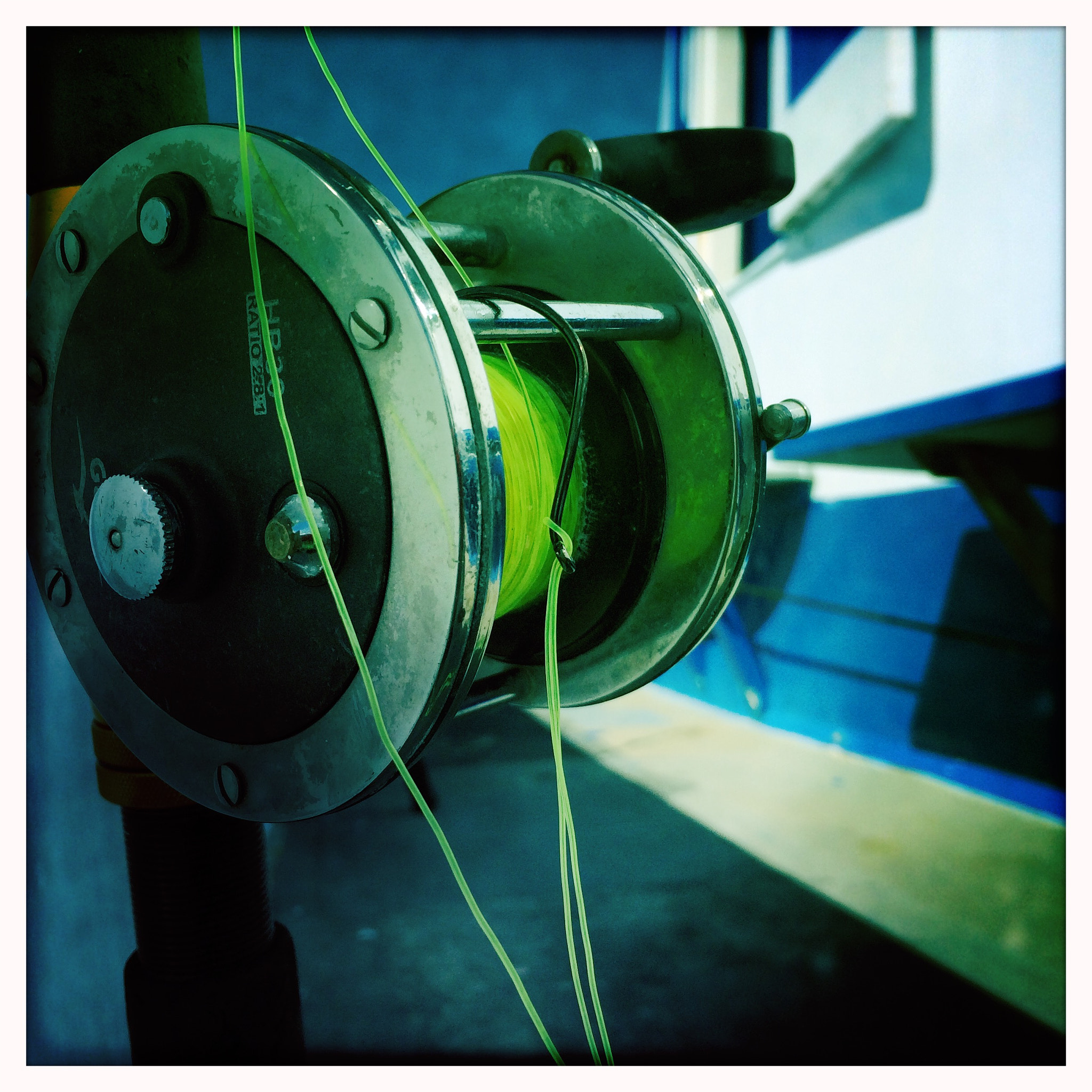 Hipstamatic 311 sample photo. Fishing off the coast near tampa photography