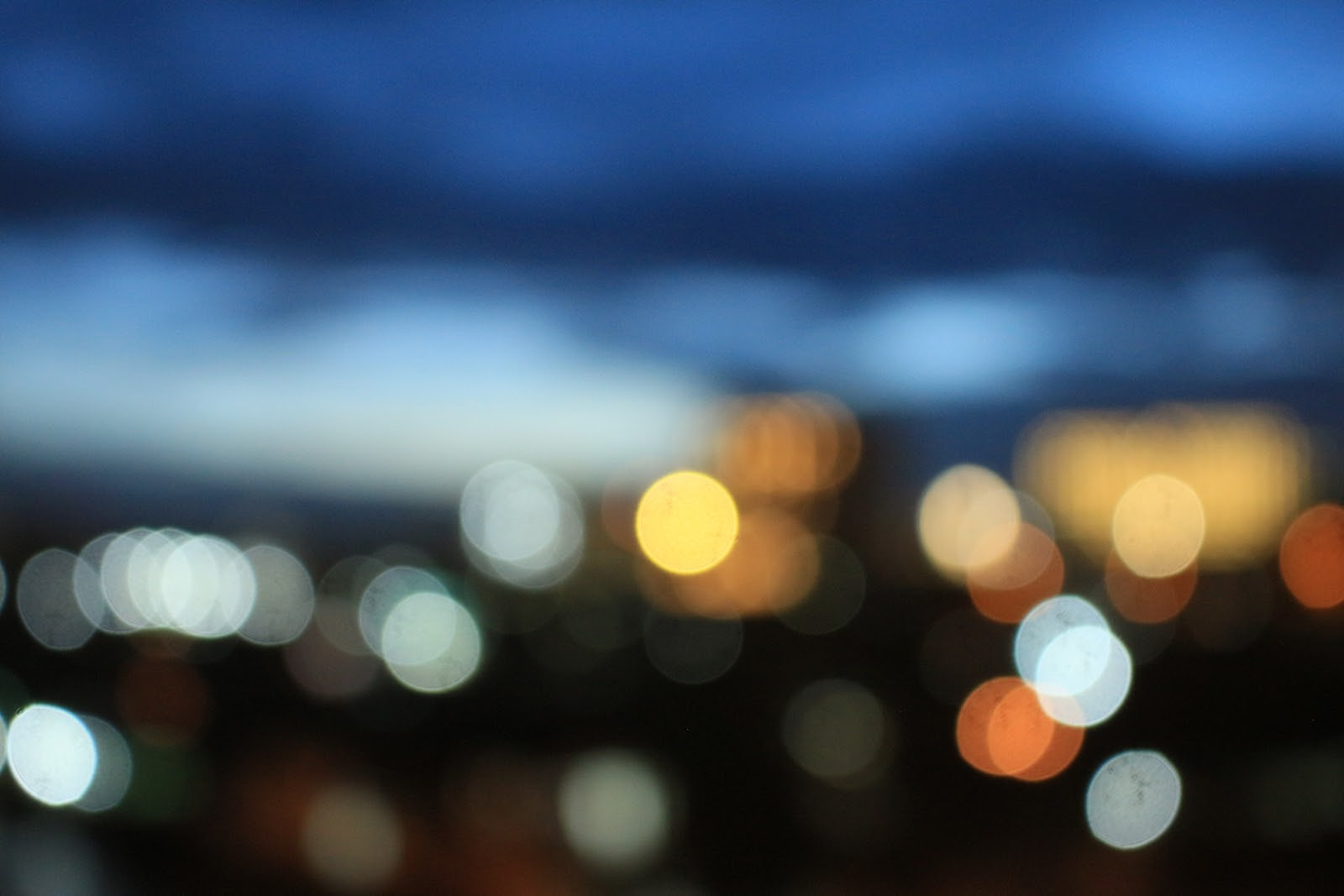 Canon EOS M sample photo. City lights from afar photography